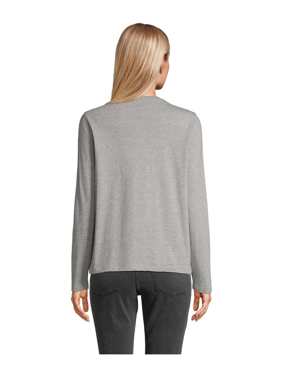 Γυναικείο Μακρυμάνικο T-shirt 04443 Sol's Monarch Women Grey Melange