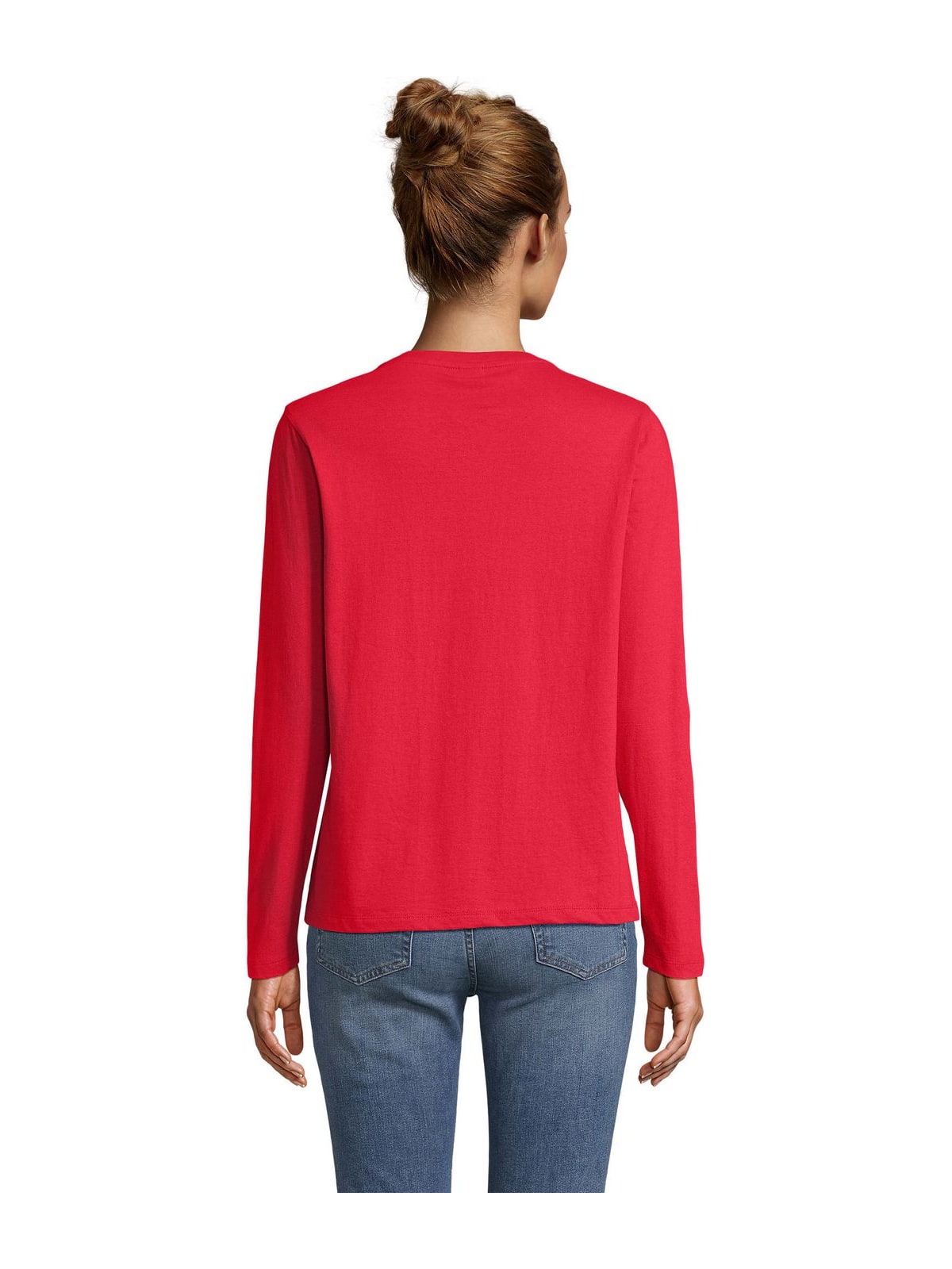Γυναικείο Μακρυμάνικο T-shirt 04443 Sol's Monarch Women Red