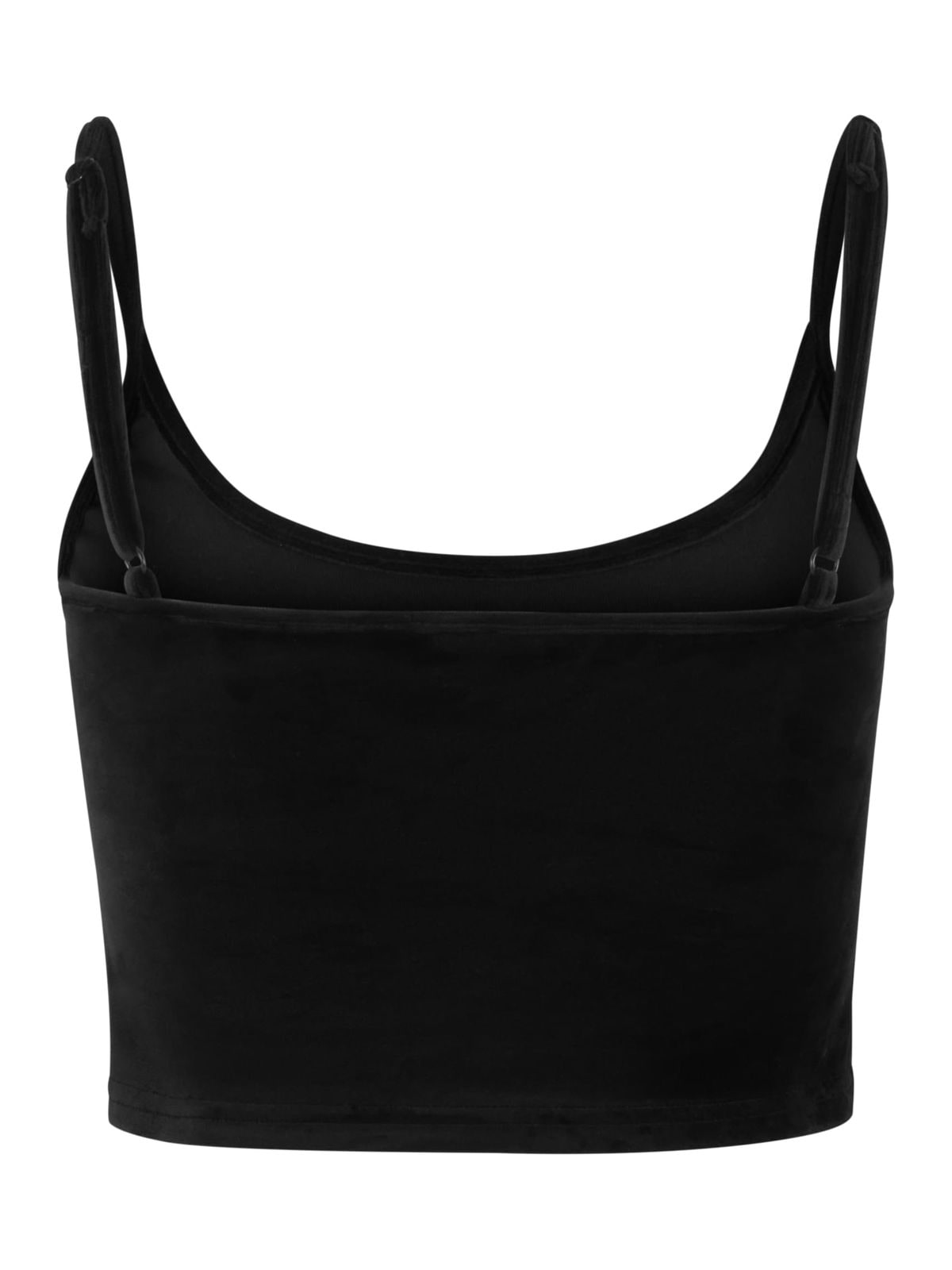 Γυναικείο Βελούδινο Crop Top TB7115-00007 Urban Classics Black
