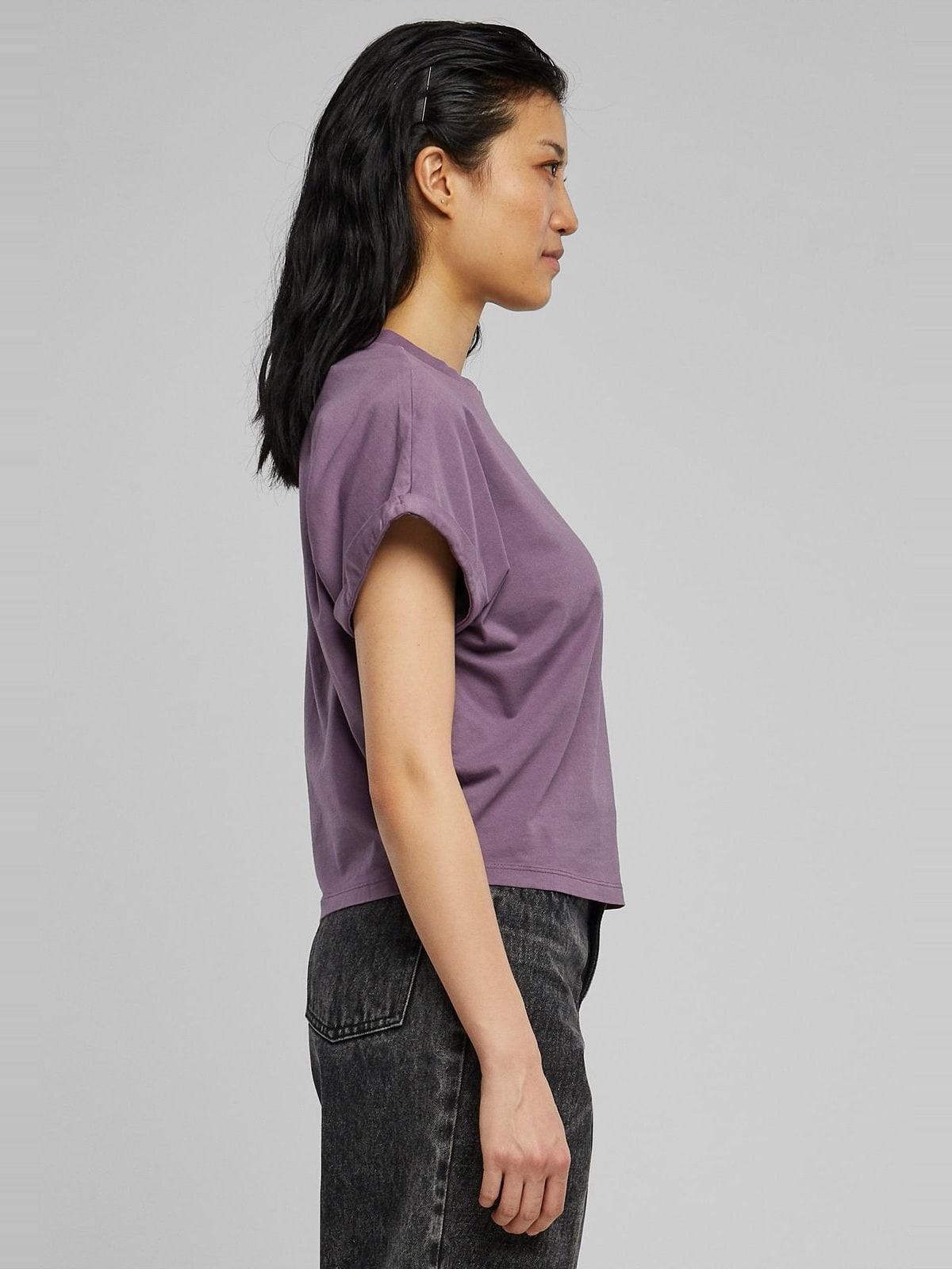 Γυναικείο T-Shirt Ladies Short Pigment Dye TB4088 Urban Classics duskviolet