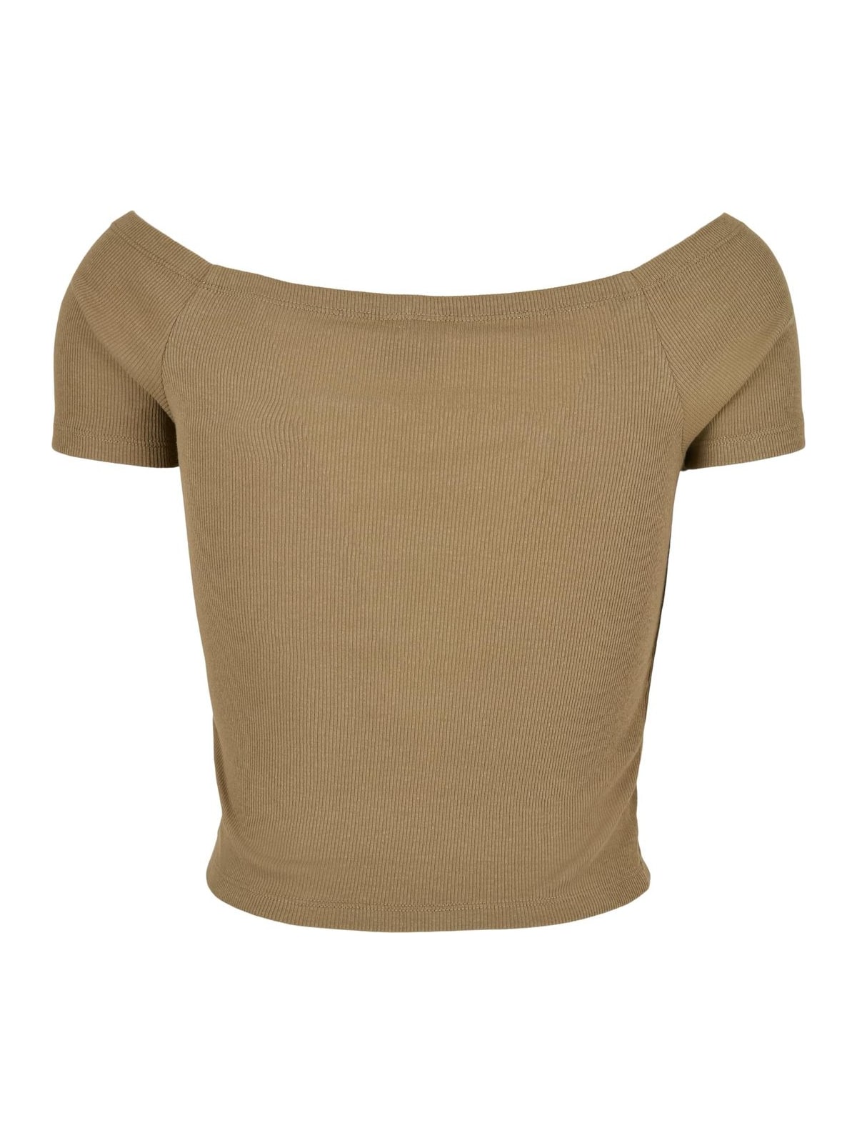 Γυναικεία Μπλούζα Off Shoulder Rib TB1500-00472 Urban Classics Khaki