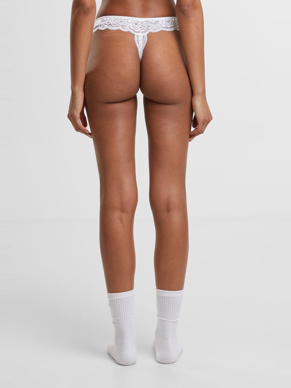 Γυναικείο Εσώρουχο Tanga TB7847A-03168 Urban Classics Allover Lace 2-Pack white+white