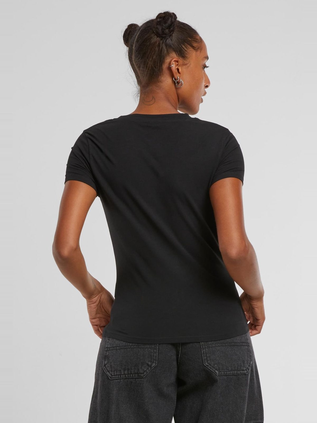 Γυναικείο T-shirt με Ανοίγματα TB7454 Urban Classics Black