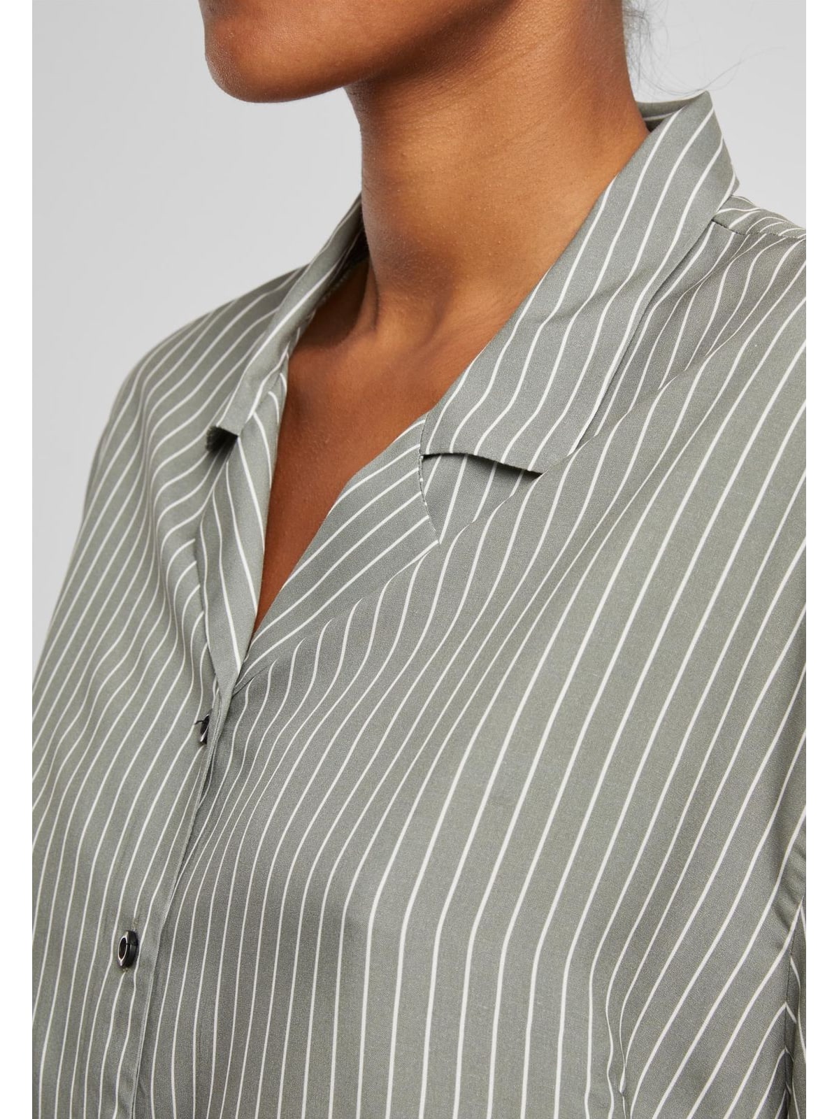 Γυναικείο Πουκάμισο Viscose Resort TB4365 Urban Classics paleolive/white