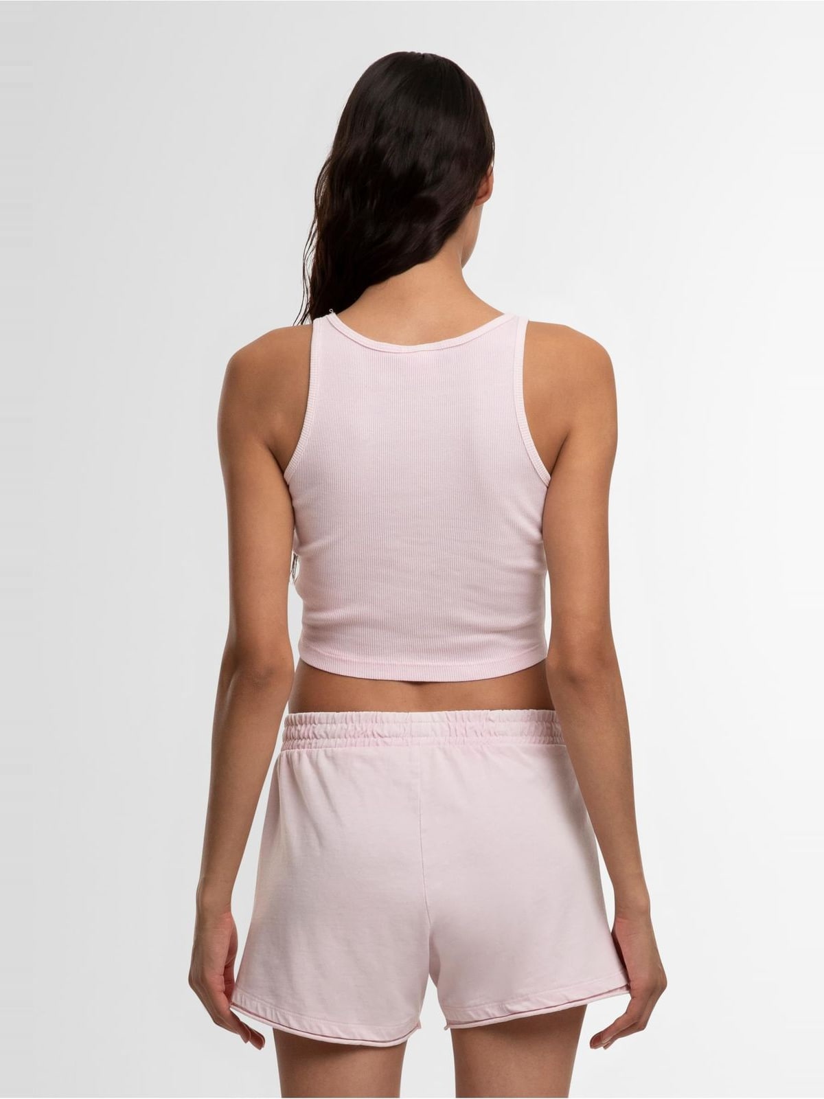 Γυναικείο Cropped Top TB7482 Urban Classics Washed Rib Jersey blushedrose