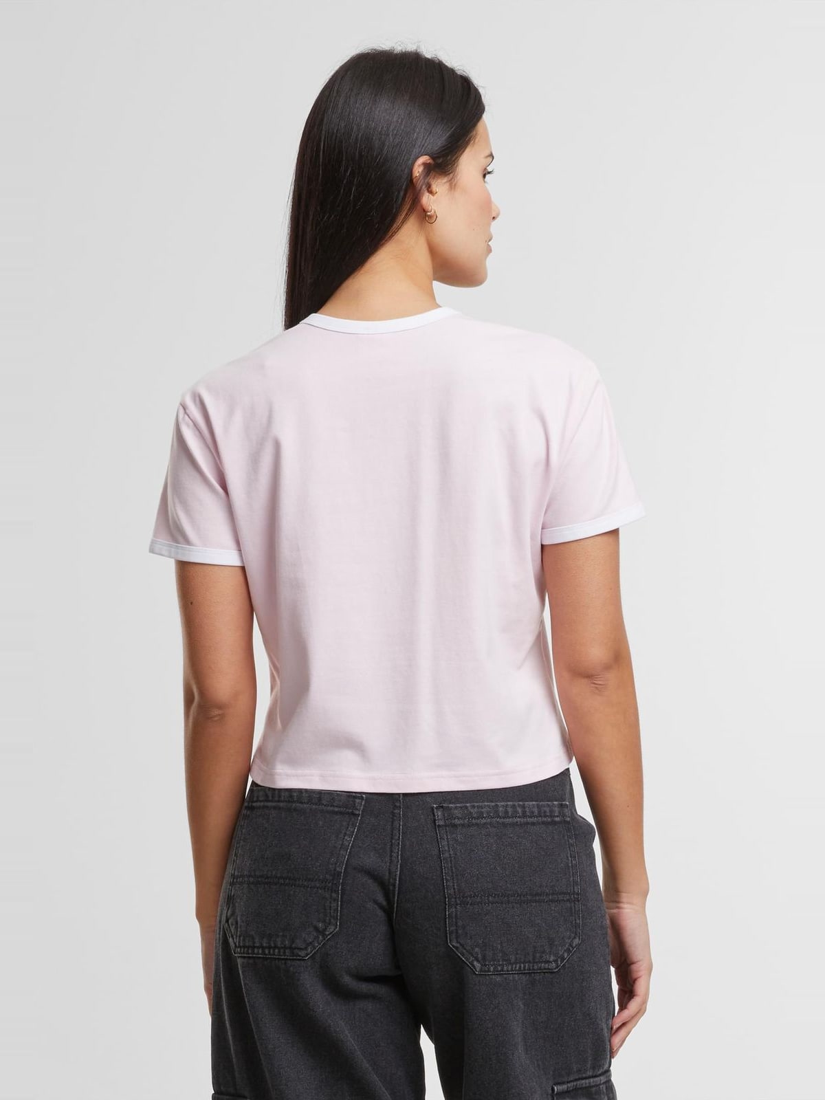 Γυναικείο T-Shirt Contrast Retro TB7492 Urban Classics blushedrose/white