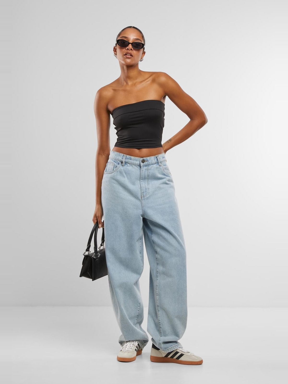 Γυναικείο Bandeau Cropped Top TB7524-00007 Urban Classics Black