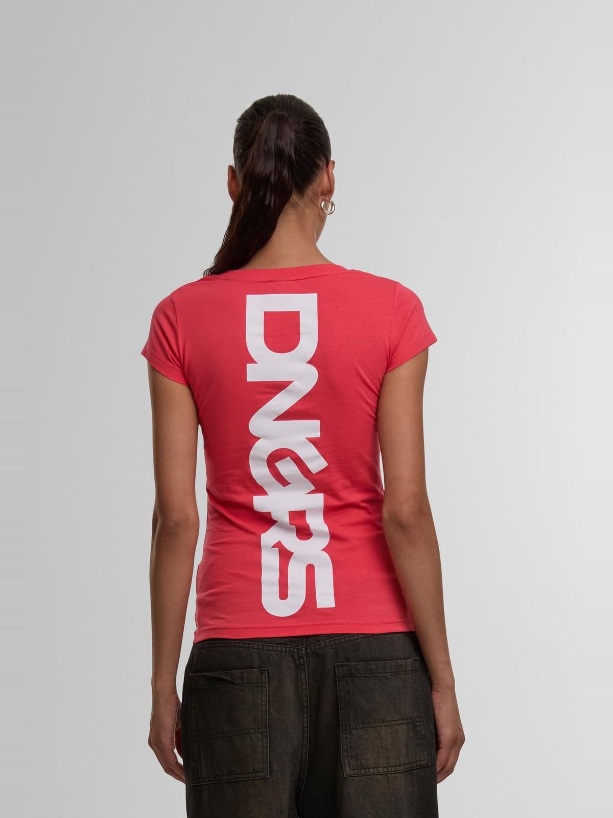T-Shirt DLTS135-04041 Dangerous DNGRS Loud Pink/White