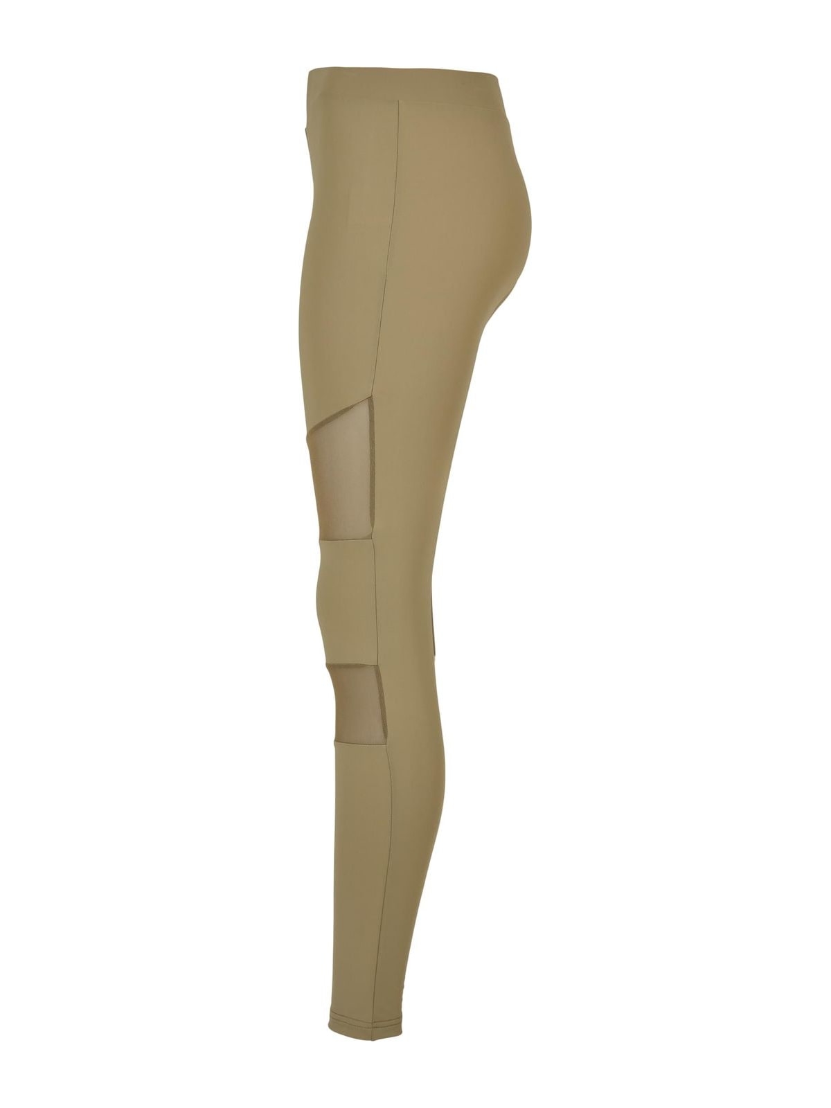 Ladies Tech Mesh Leggings Urban Classics TB1174-00472 khaki