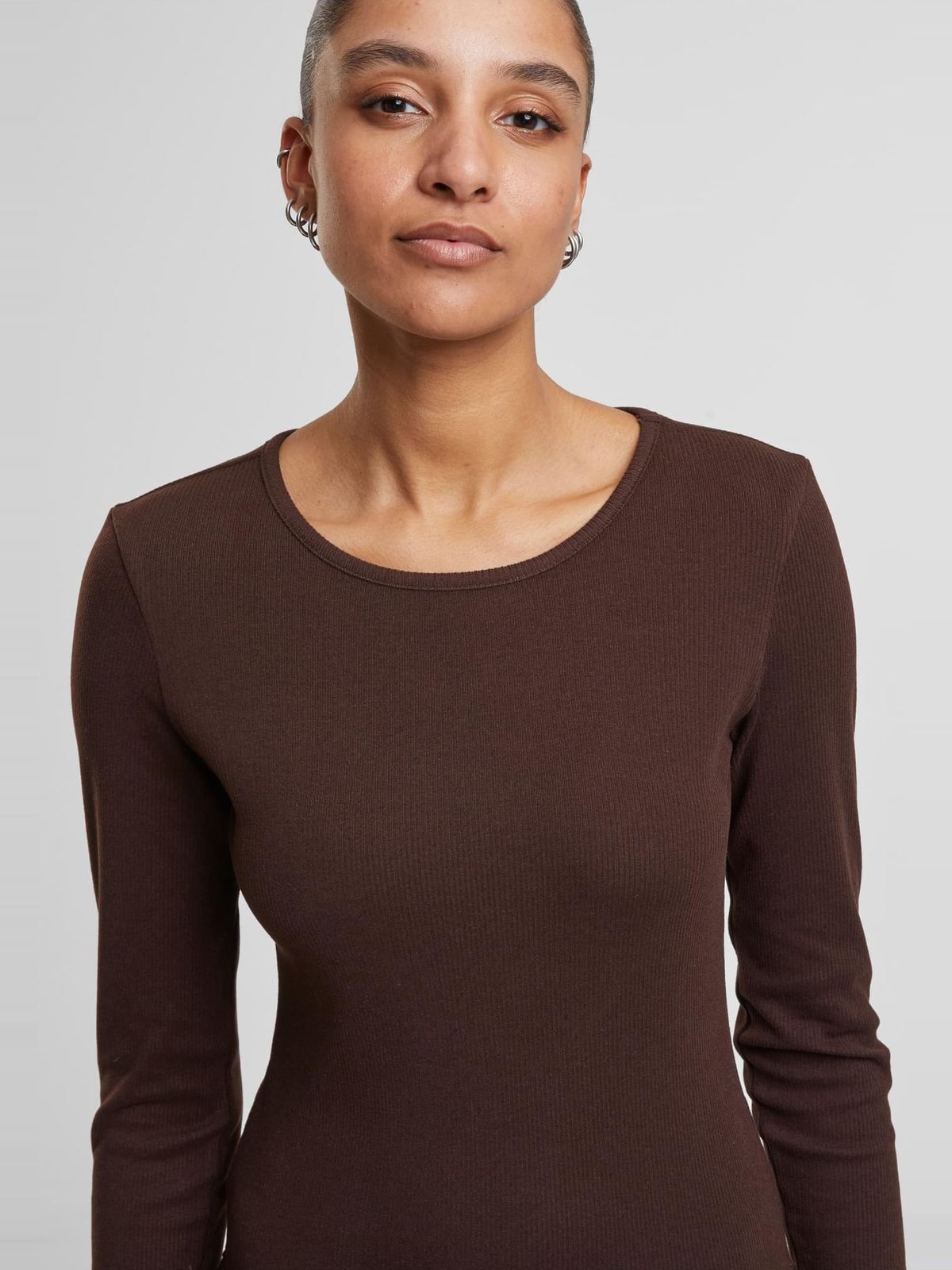 Γυναικεία Μακρυμάνικη Μπλούζα Ladies Heat Slim TB7786 Urban Classics warmbrown