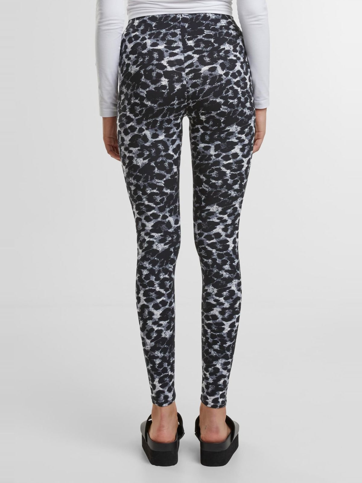 Γυναικείο Κολάν Soft AOP Leggings TB4771 Urban Classics blackleo