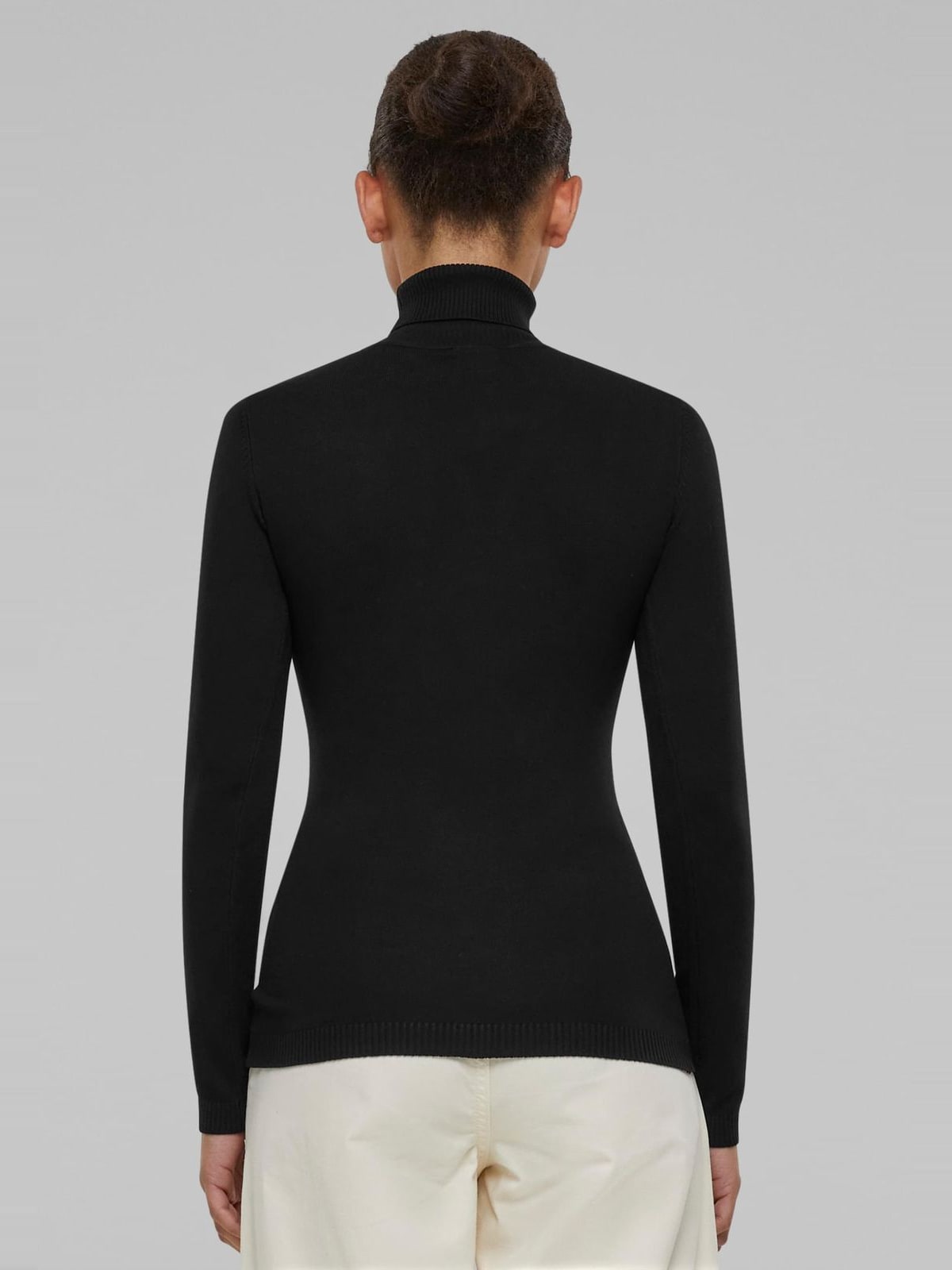 Ladies Knitted Turtleneck Sweater Urban Classics TB6115-00007 black