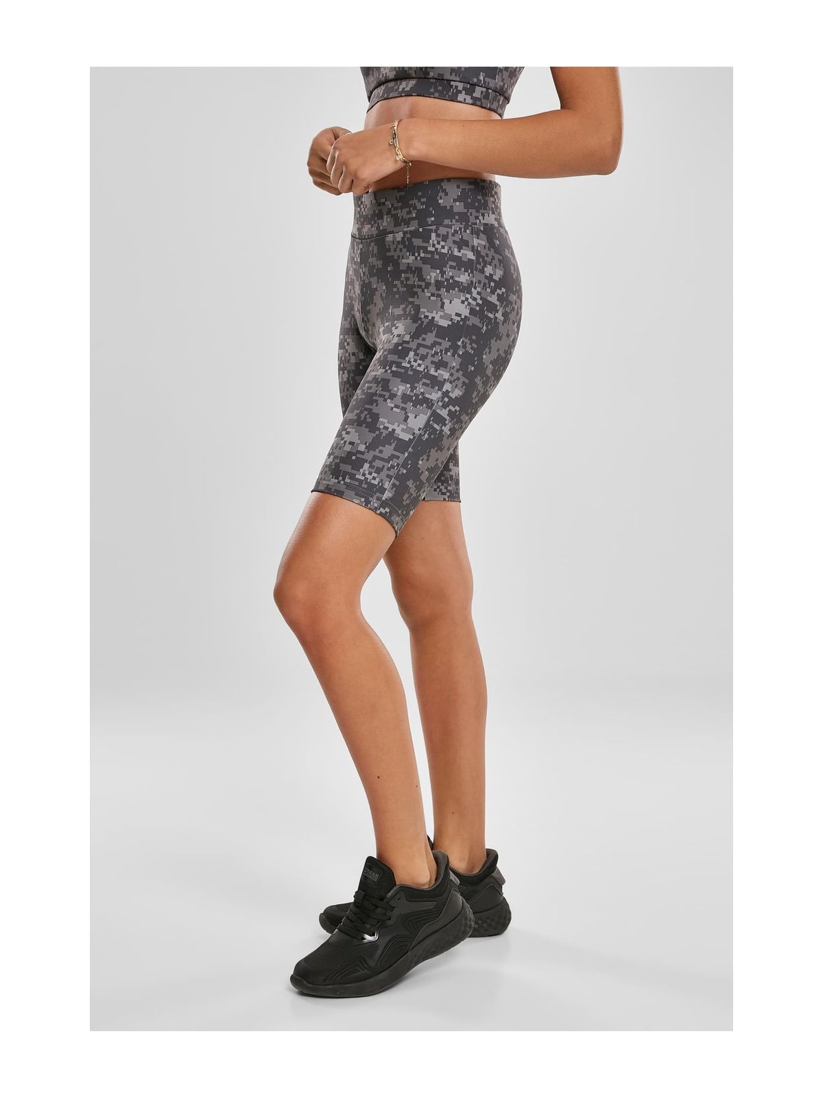 Γυναικείο Ποδηλατικό Σορτς TB3423-02680 Urban Classics Camo Tech Legging Dark Digital Camo