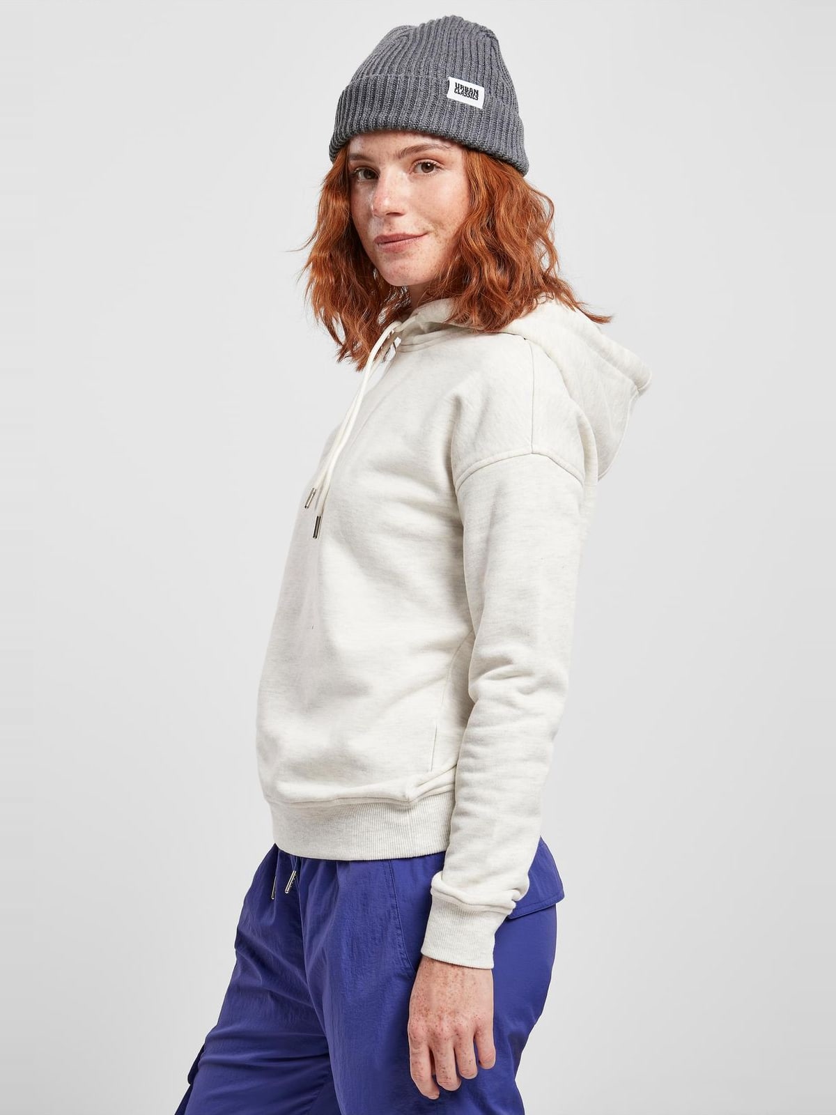Ladies Hoody Urban Classics TB1524-00143 lightgrey