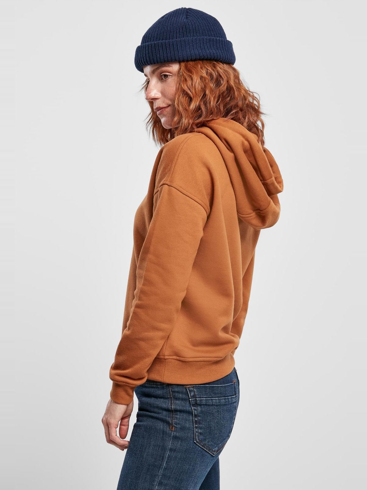 Γυναικείο Φούτερ με Κουκούλα TB1524-00786 Urban Classics Toffee