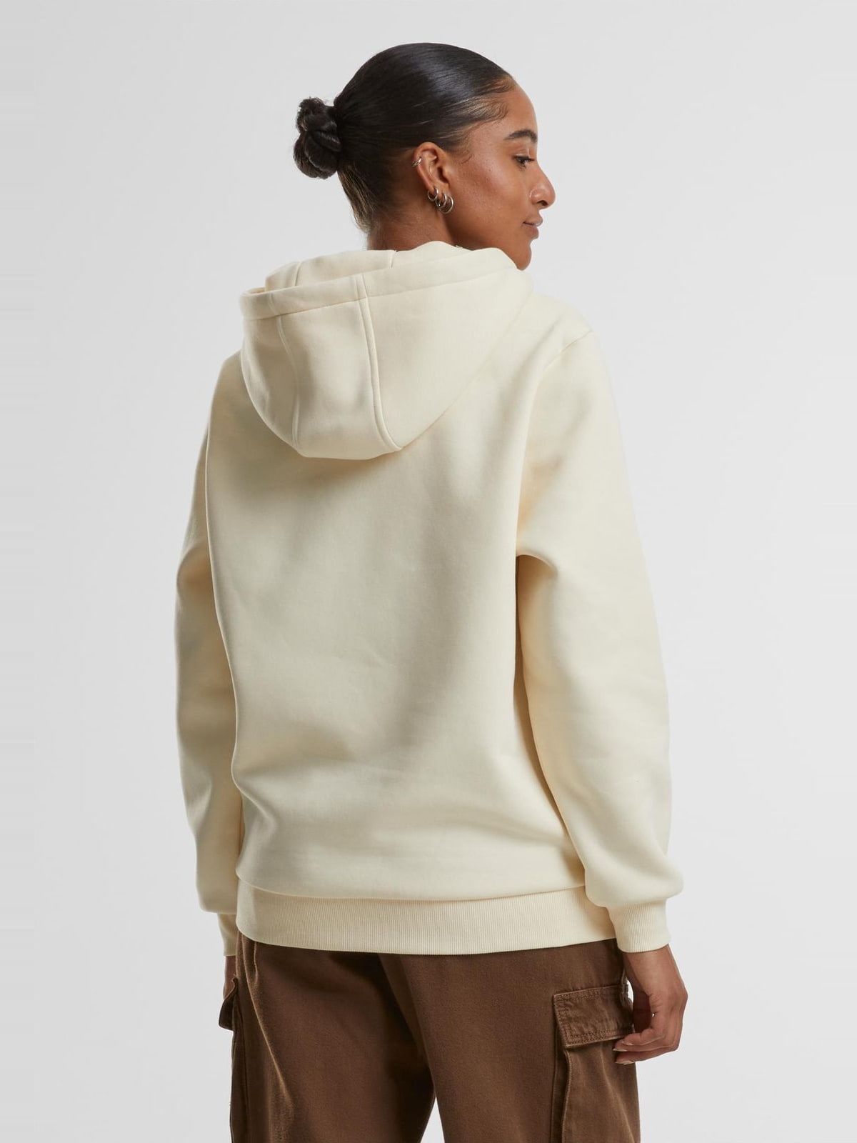 Γυναικείο Φούτερ με Κουκούλα Ladies Fluffy Hoody TB7105-02903 Urban Classics Whitesand