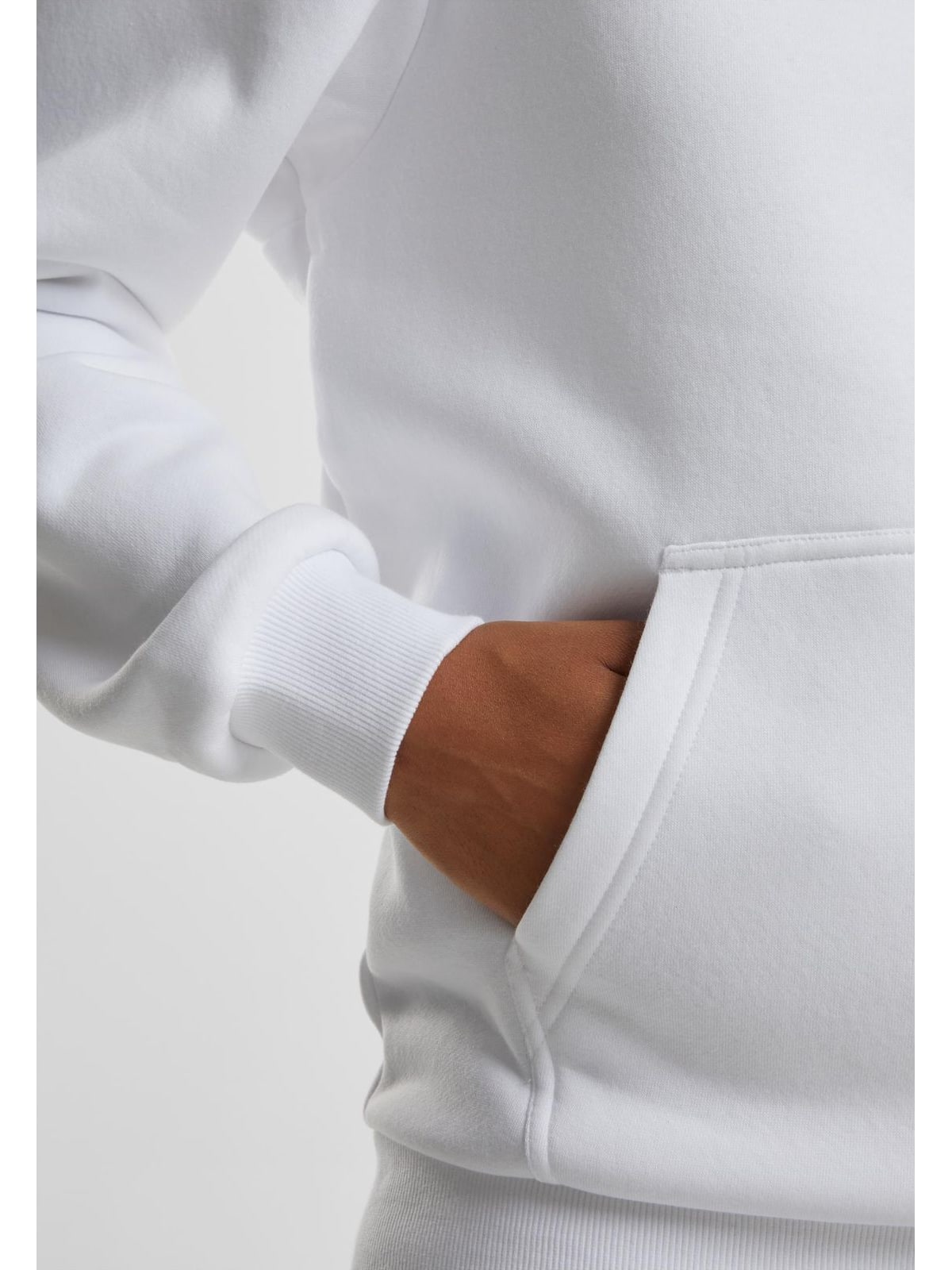 Γυναικείο Φούτερ με Κουκούλα Ladies Fluffy Hoody TB7105 Urban Classics White