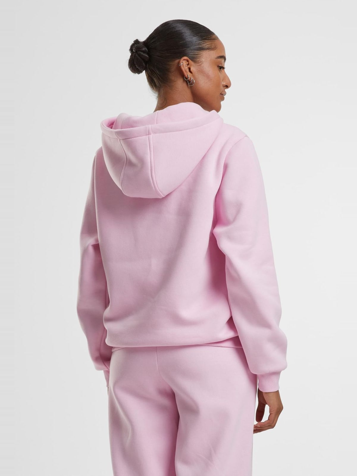 Γυναικείο Φούτερ με Κουκούλα Ladies Fluffy Hoody TB7105 Urban Classics White softpink