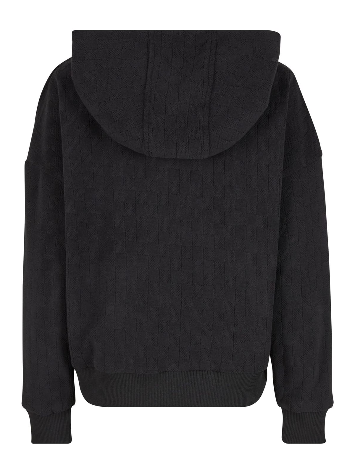 Γυναικεία Ζακέτα με Κουκούλα Jacquard Velvet Oversized TB7121 Urban Classics Black