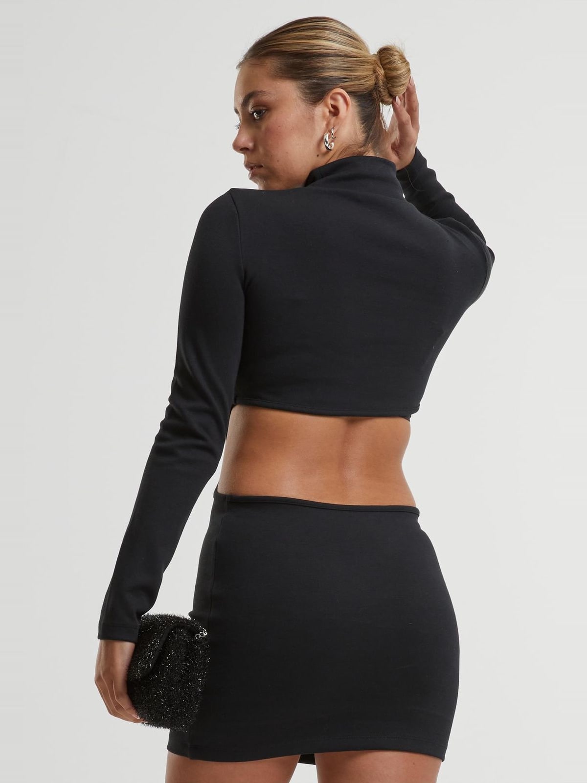 Γυναικείο Φόρεμα Mini Cut Out TB7066 Urban Classics Black