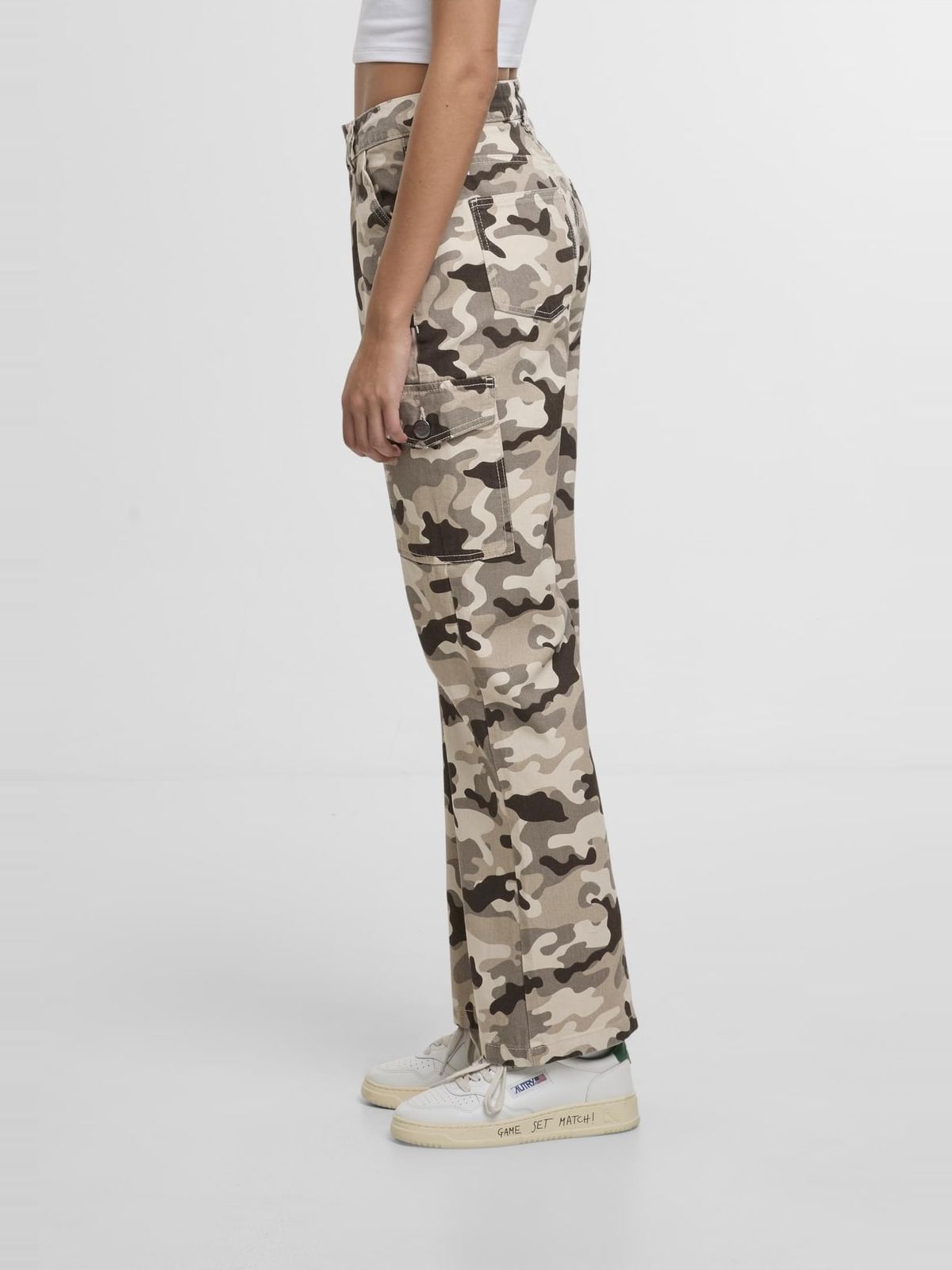 Παντελόνι Jeans Straight Fit DFLJS197-00785 DEF Beige Camo