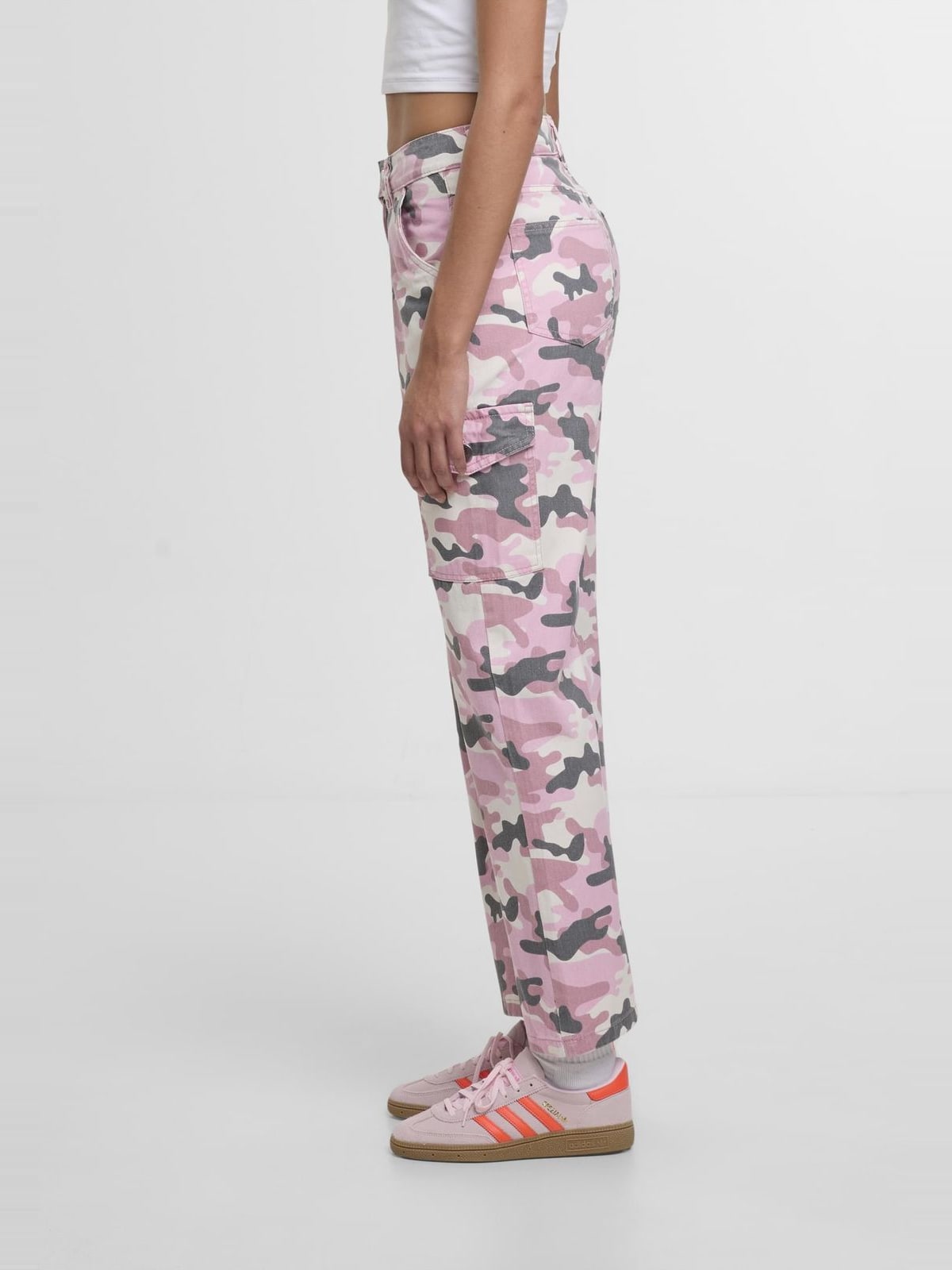 Παντελόνι Jeans Straight Fit DFLJS197-00935 DEF Pink Camo