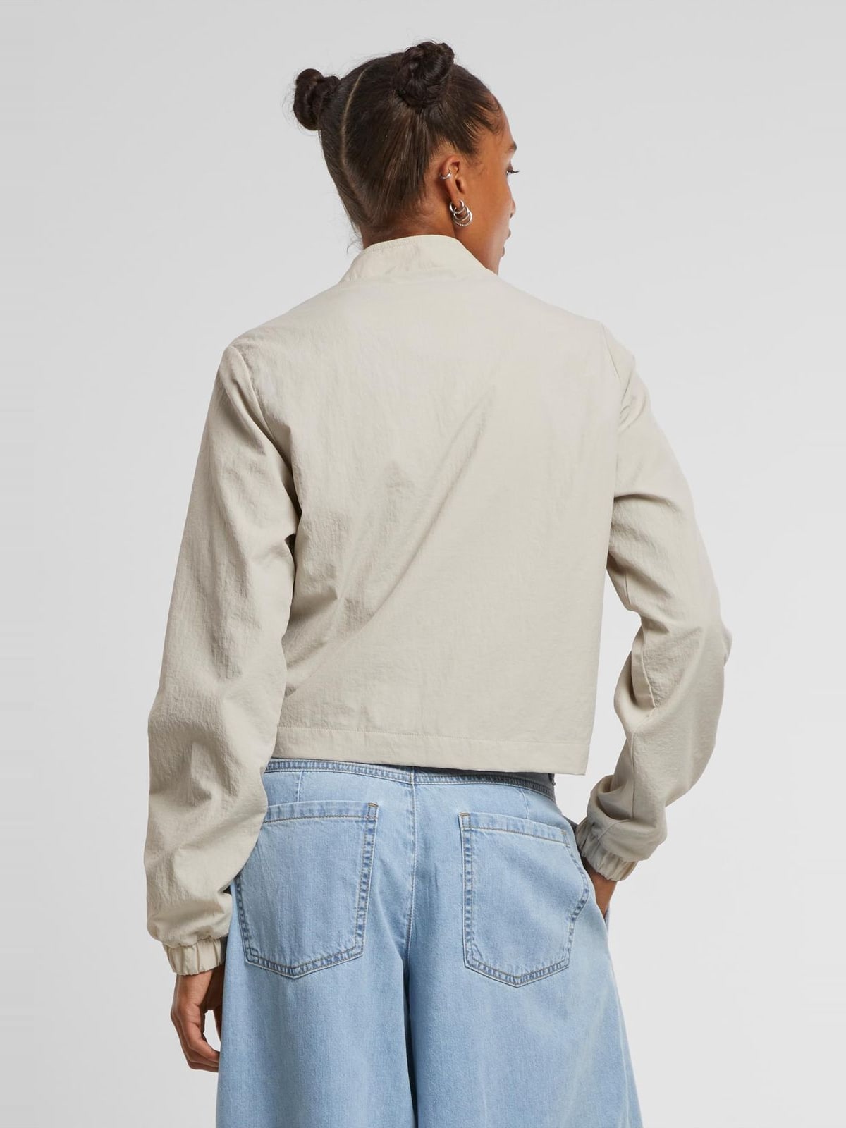 Γυναικείο Μπουφάν Short Crinkle Nylon Jacket TB7446 Urban Classics stonegrey