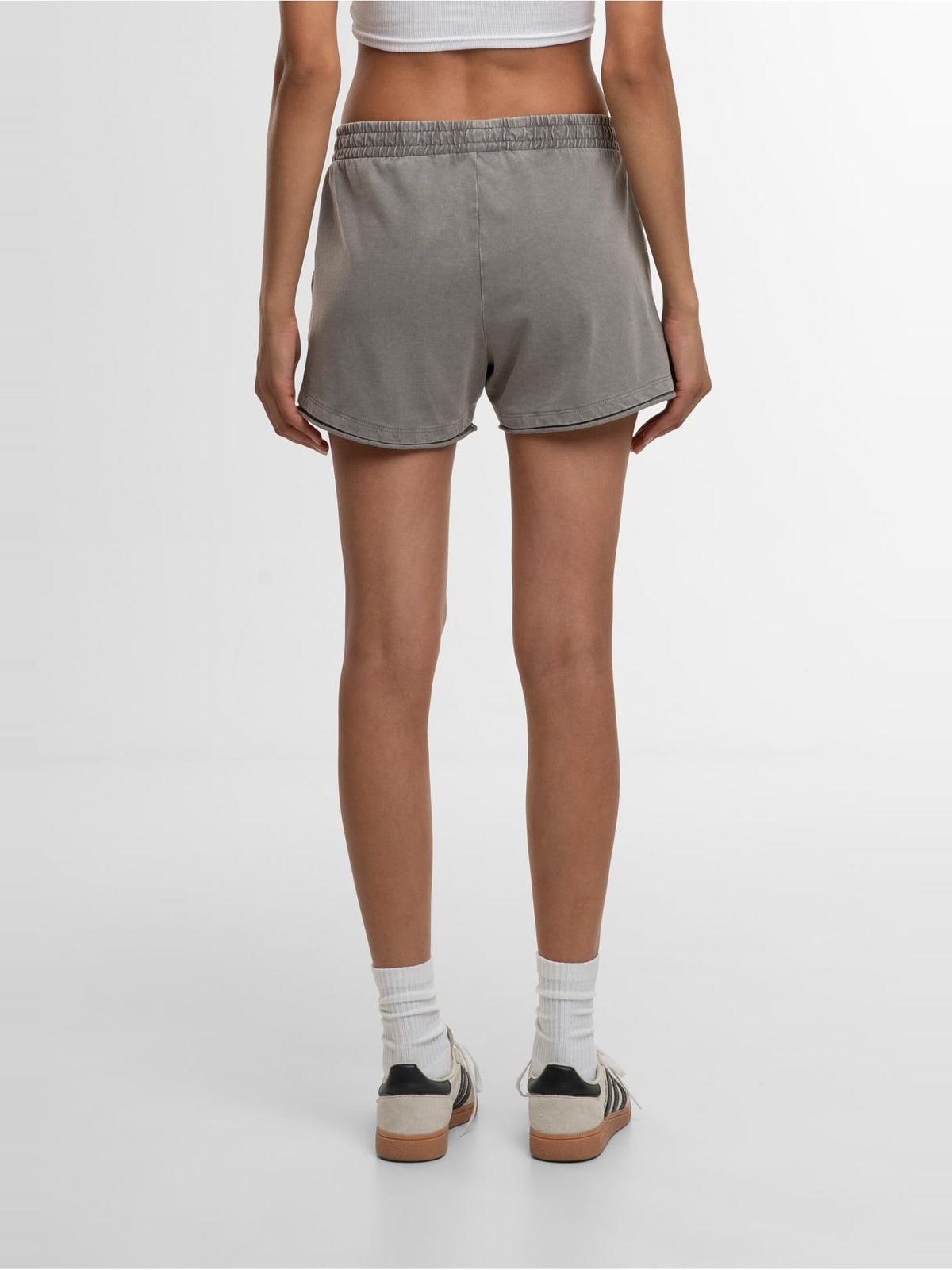 Γυναικείο Σορτς Washed Jersey TB7470 Urban Classics steelgrey