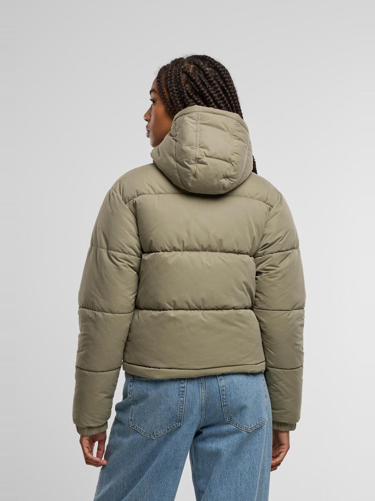 Γυναικείο Μπουφάν Puffer με Κουκούλα TB7587 Urban Classics paleolive