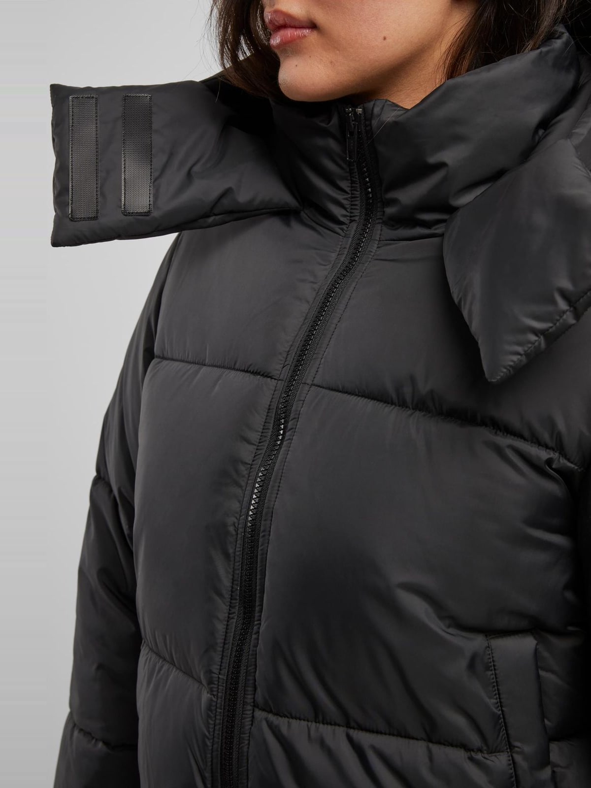 Γυναικείο Φουσκωτό Μπουφάν με Κουκούλα TB7797 Urban Classics Black