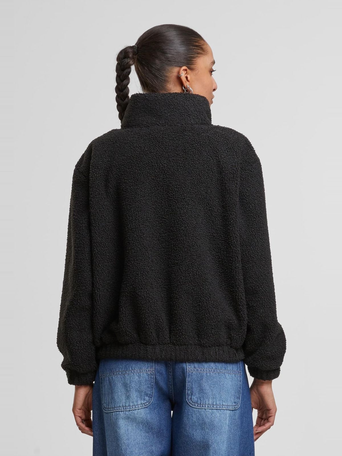 Γυναικείο Μπουφάν Sherpa TB8110 Urban Classics Black