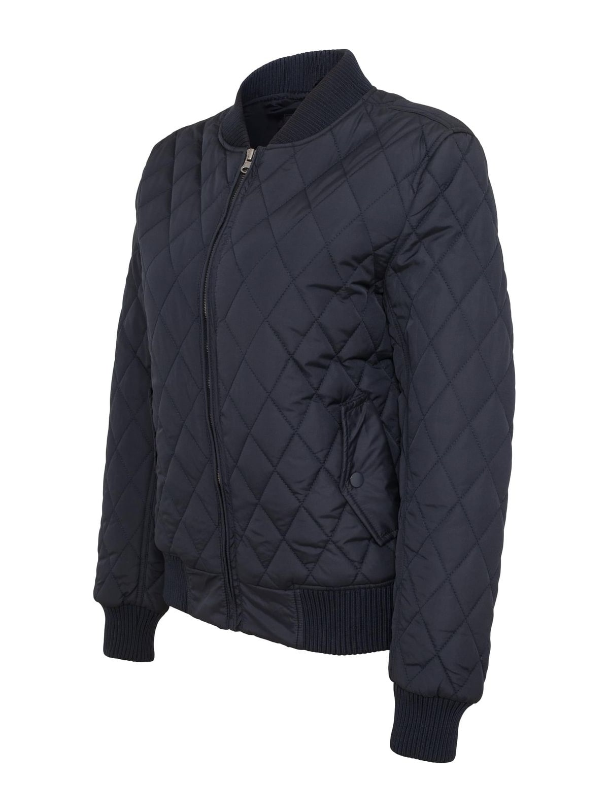 Γυναικείο Μπουφάν Diamond Quilt Nylon TB806 Urban Classics Black Navy