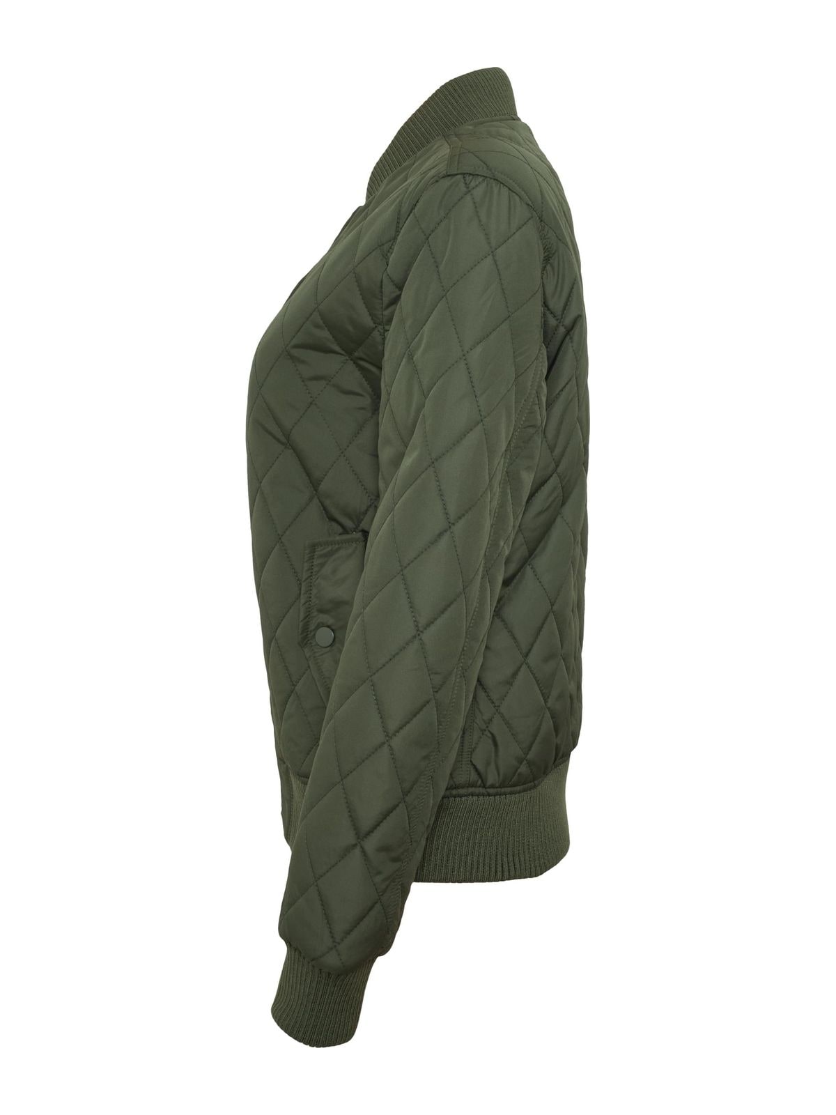 Γυναικείο Μπουφάν Diamond Quilt Nylon TB806 Urban Classics Olive