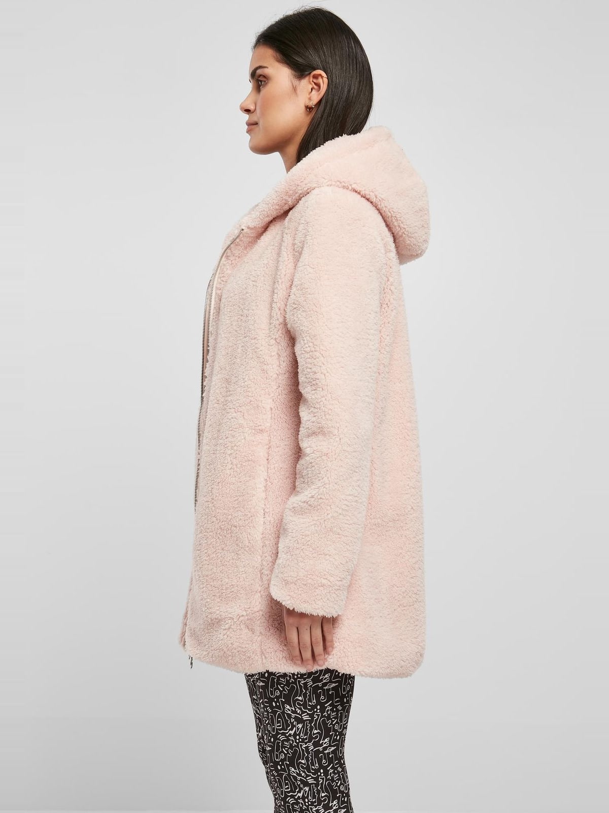 Γυναικείο Μπουφάν Sherpa TB1755 Urban Classics Pink