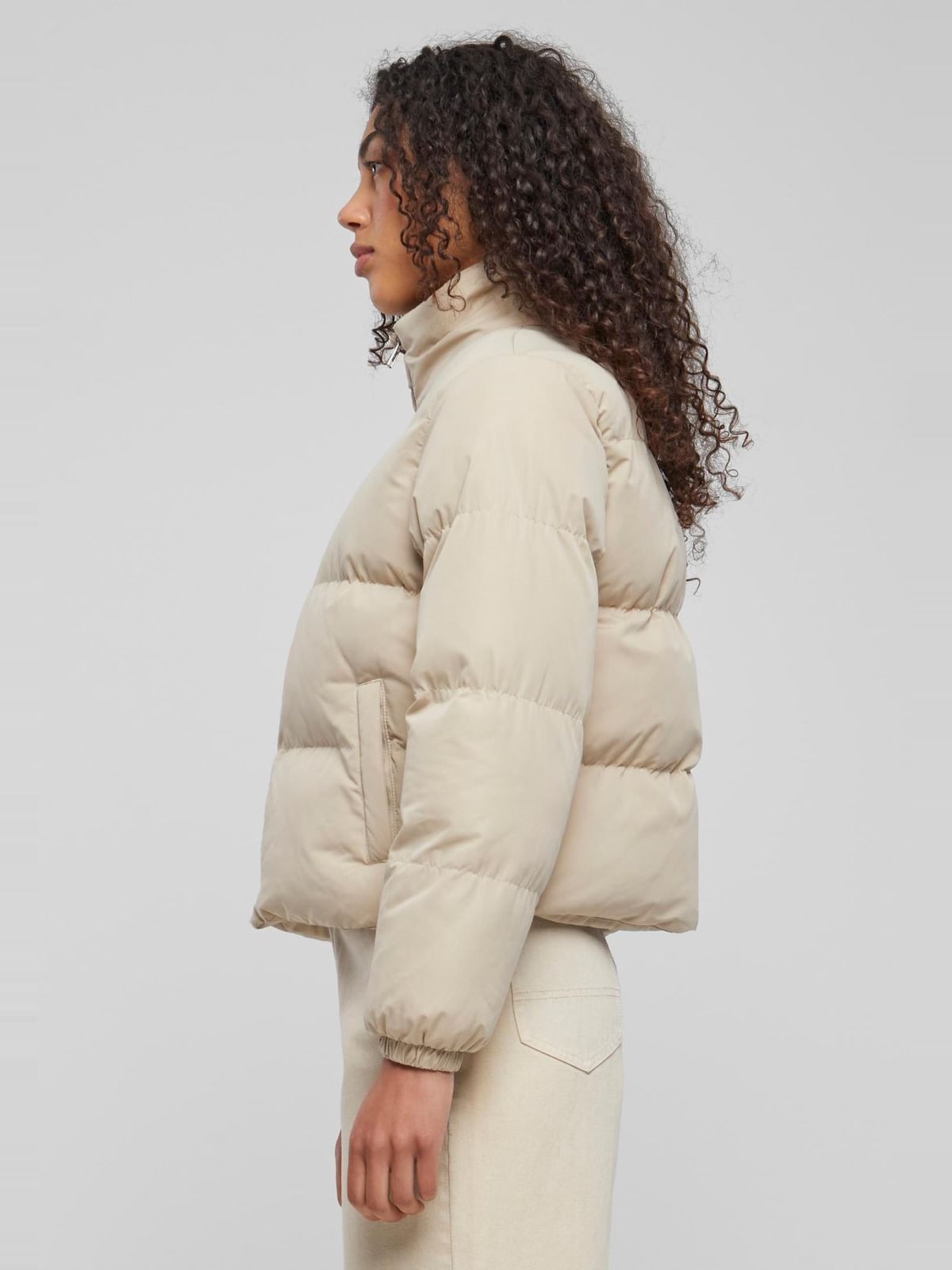 Γυναικείο Κοντό Μπουφάν Puffer TB4759 Urban Classics Wetsand