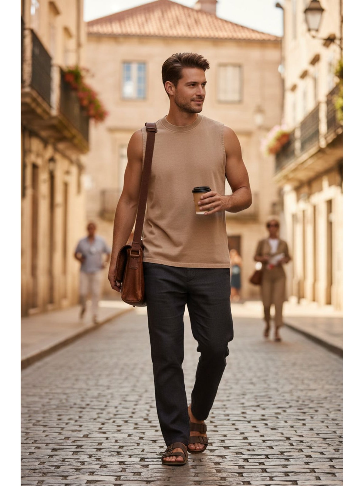 Γυναικείο Vintage Washed Sleeveless Tee Build Your Brand BY429 Chalk Dust
