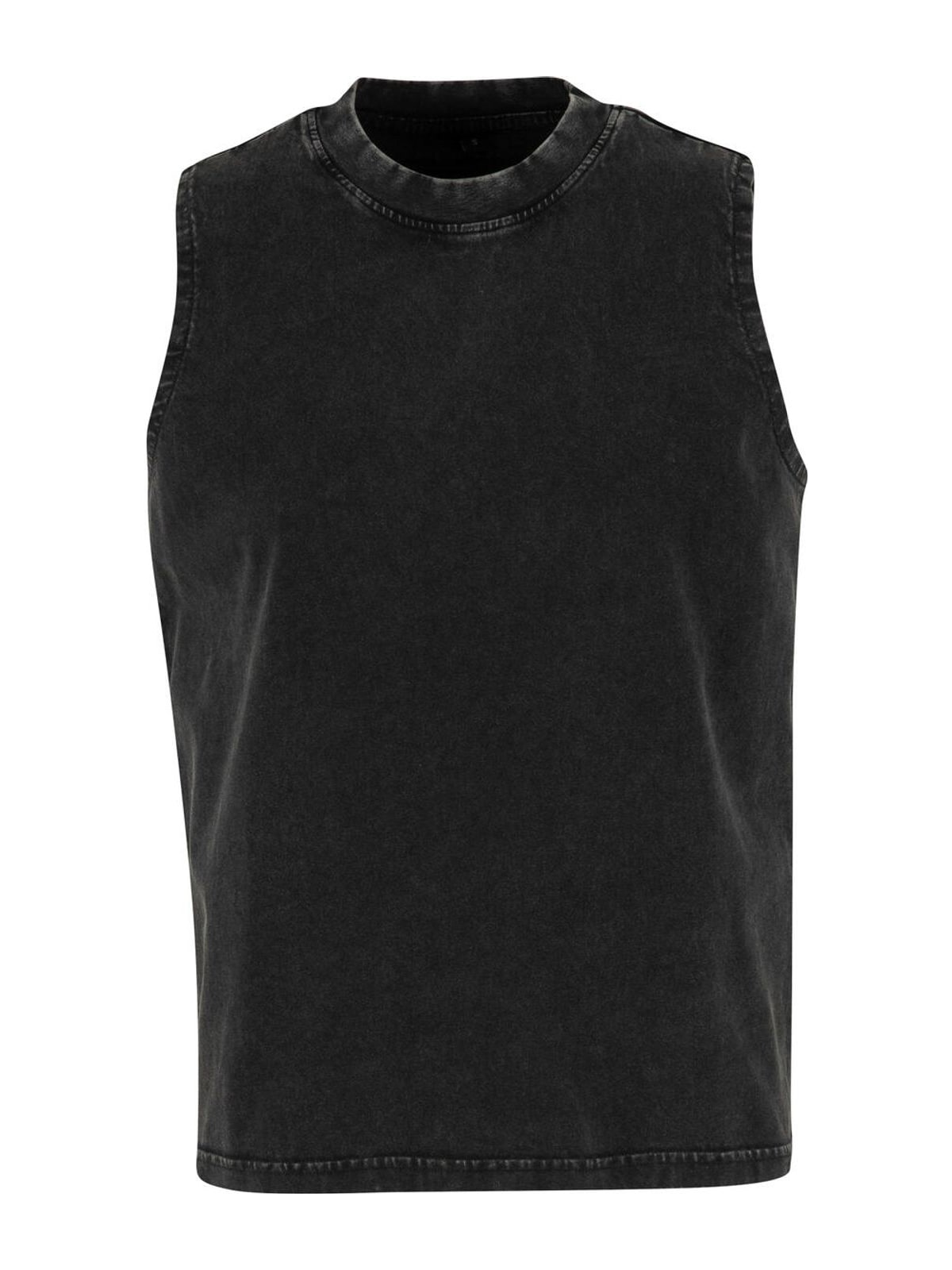 Γυναικείο Vintage Washed Sleeveless Tee Build Your Brand BY429 Black
