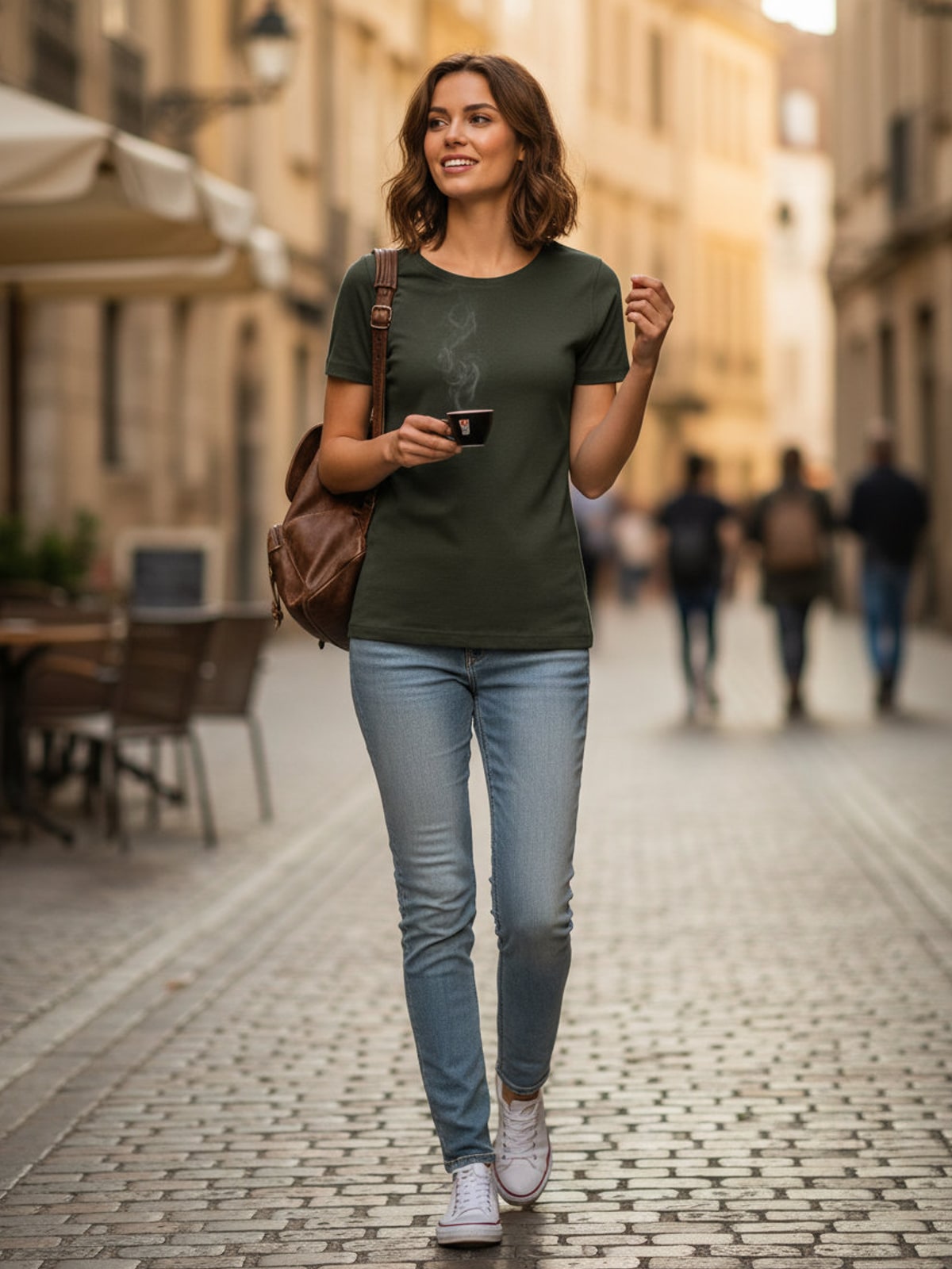 Γυναικείο T-Shirt 580 Tee Jays Premium Interlock Deep Green