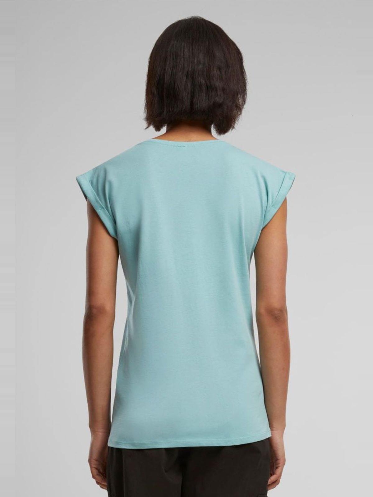 Γυναικείο T-shirt BY021 Build Your Brand Extended Shoulder Tee Blue Mint