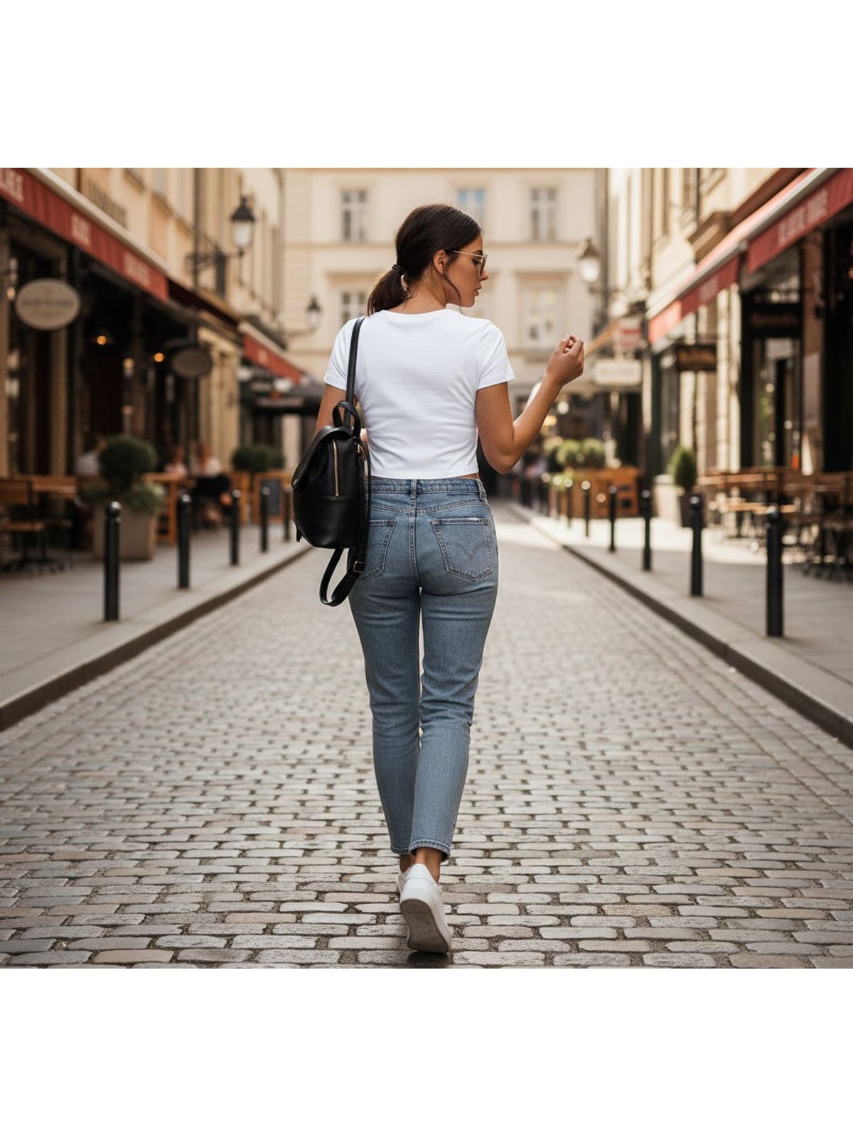 Γυναικείο Cropped T-Shirt BY042 Build Your Brand White