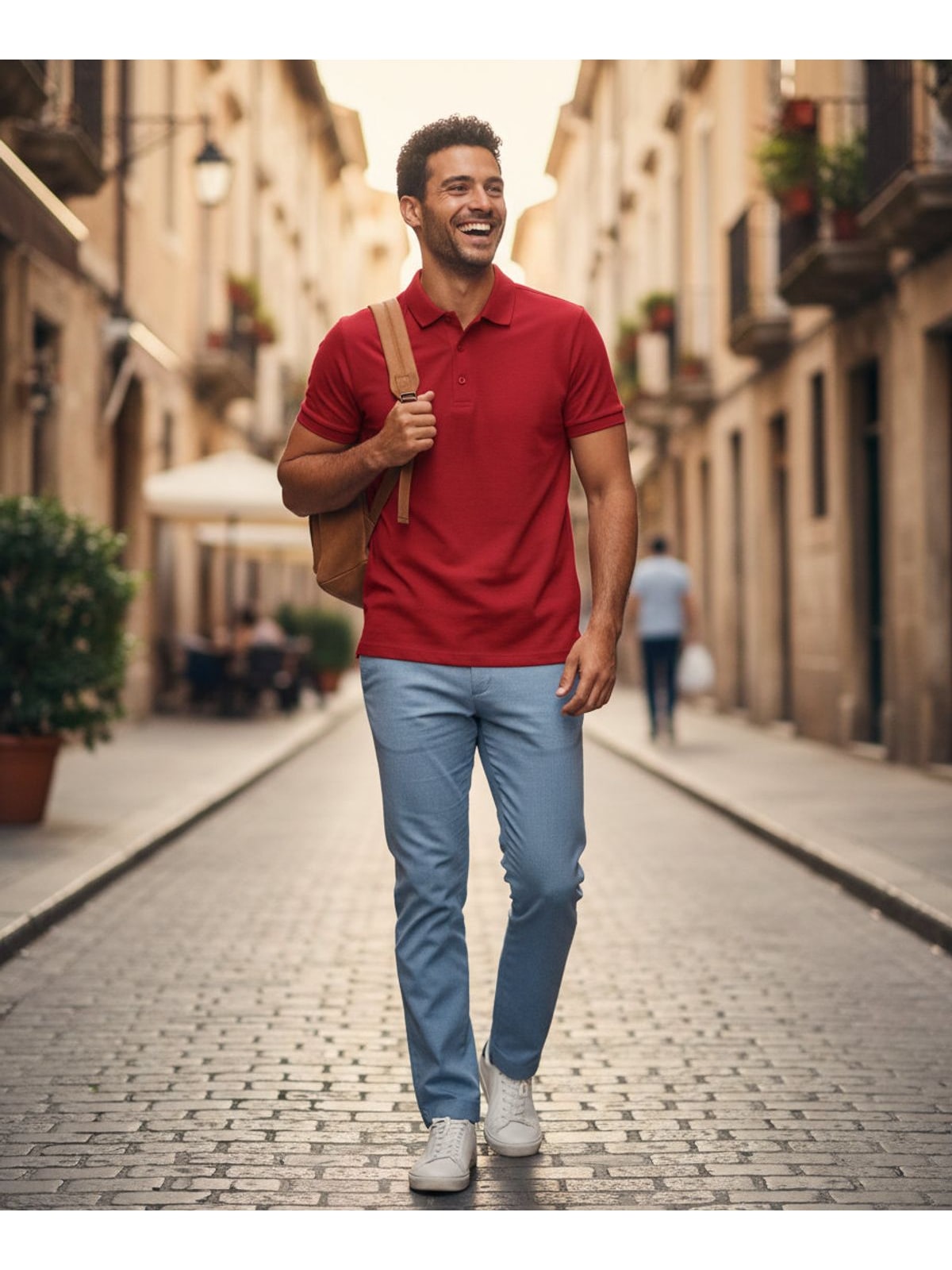 Γυναικεία Μπλούζα Polo 64800L Gildan Softstyle Pique Cherry Red