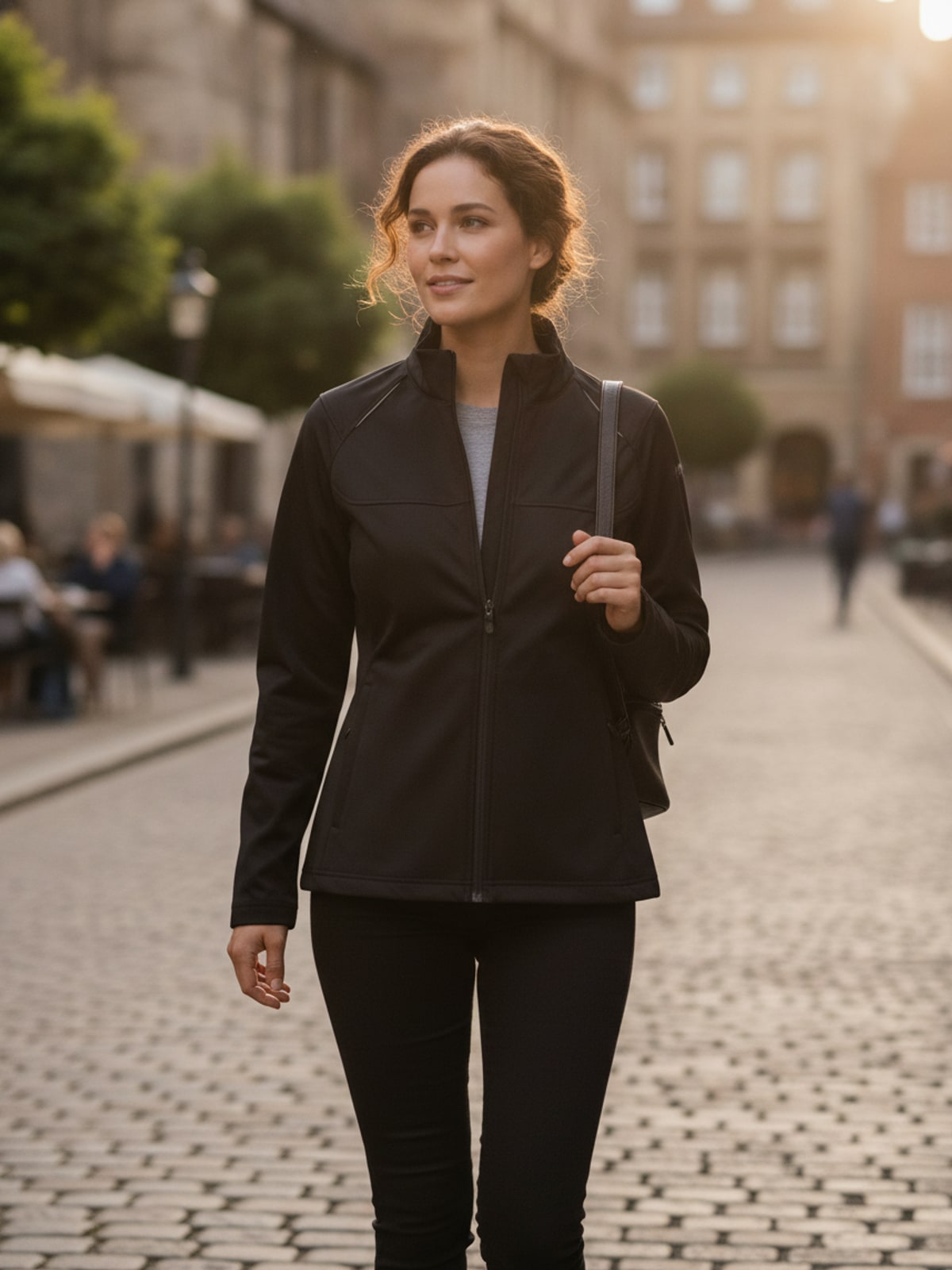 Γυναικείο Αντιανεμικό Μπουφάν Softshell KS-3W Stormtech Greenwich Black
