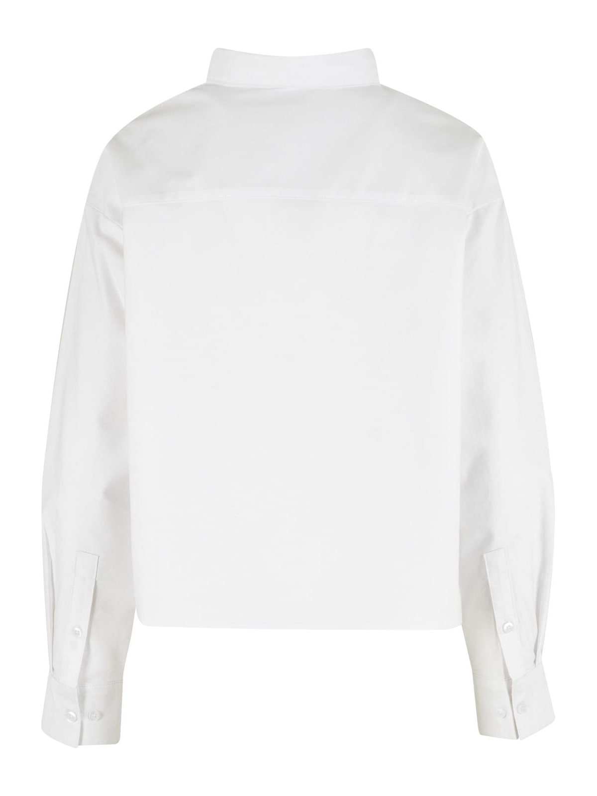 Γυναικεία κοντή μπλούζα Oxford με cropped σχέδιο TB8170-00220 Urban Classics white