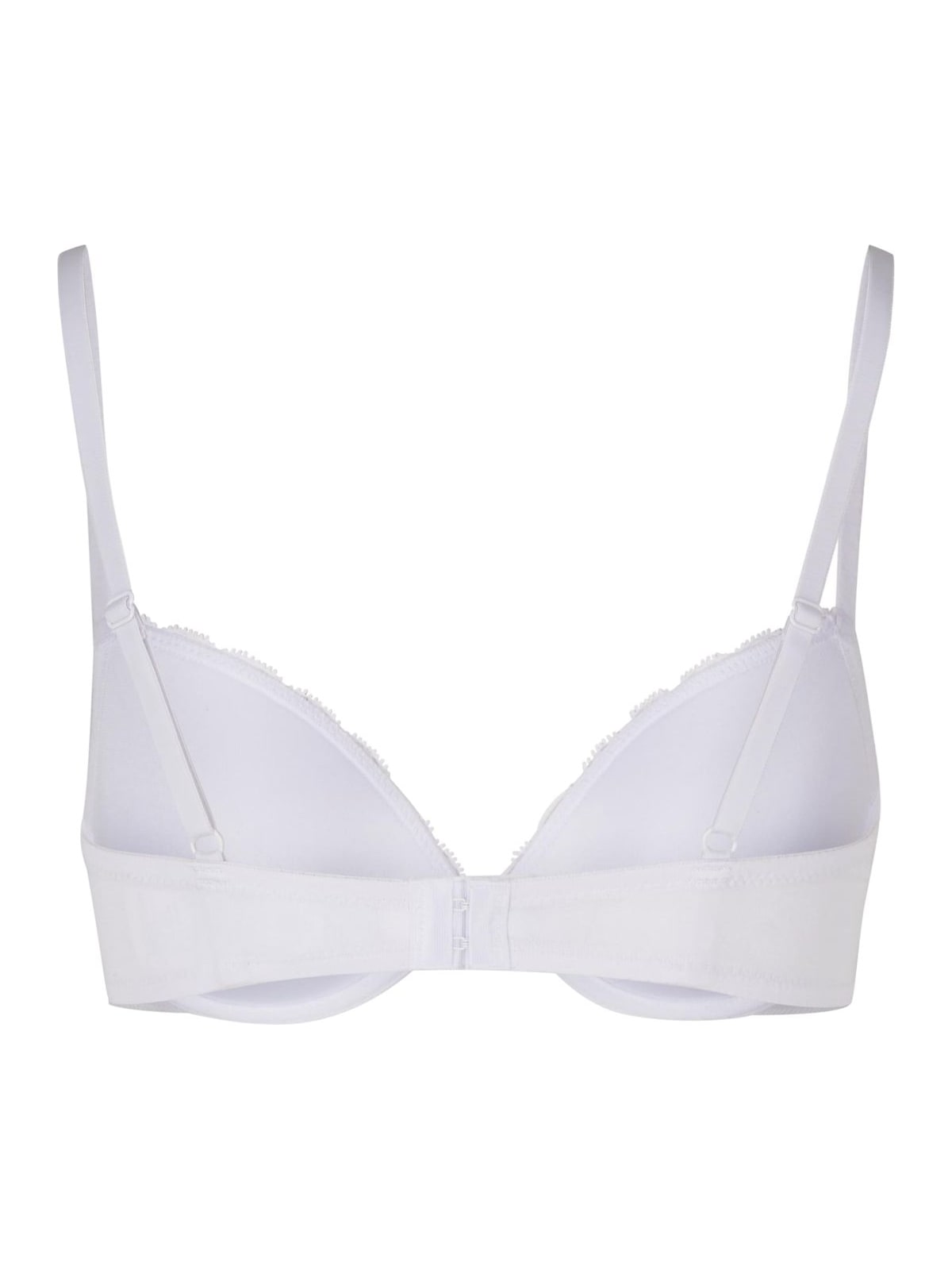 Γυναικείο σουτιέν Basic Cotton Bra Lace 2-Pack με δαντέλα TB7653A-03168 Urban Classics white+white
