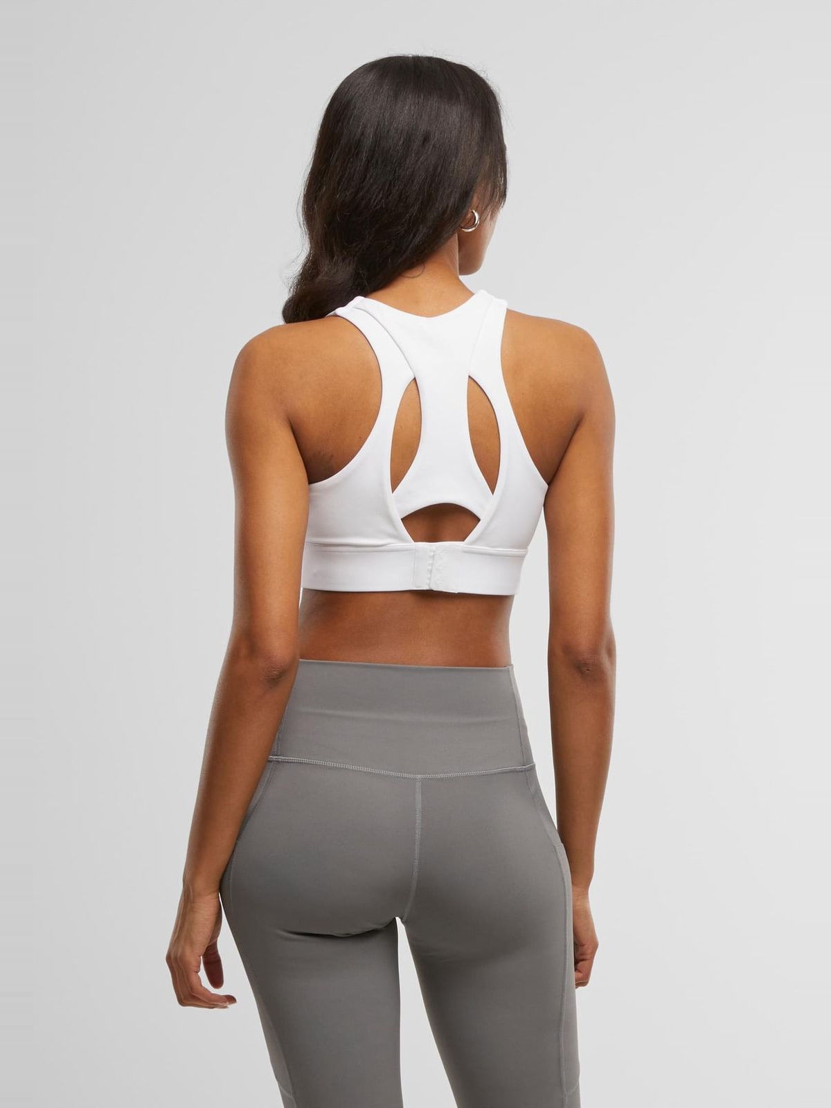Γυναικείο sports bra με racerback σχέδιο TB7805-00220 Urban Classics white