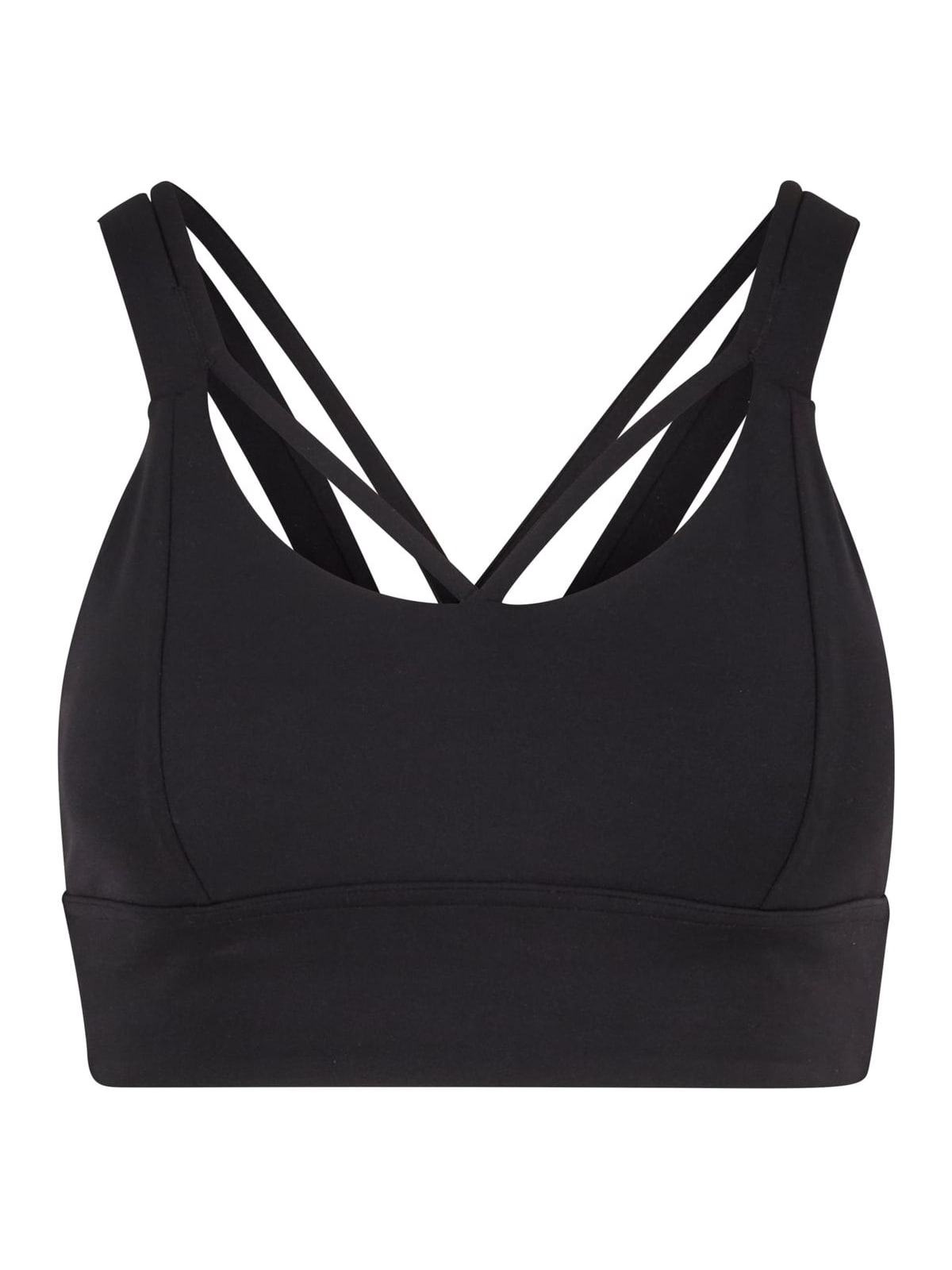 Γυναικείο αθλητικό σουτιέν Ladies Sports Bra Crossed με σταυρωτές τιράντες TB7809-00007 Urban Classics black