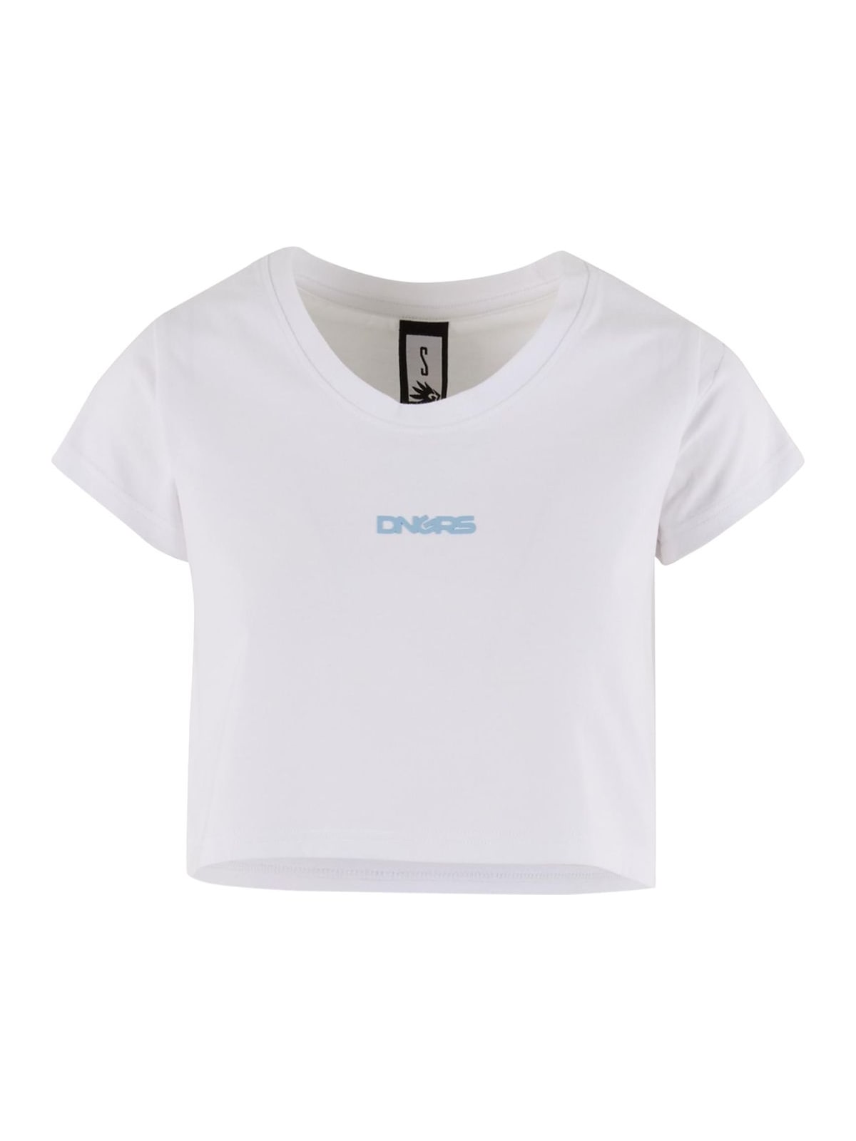 Cropped T-shirt Fast με μινιμαλιστικό λογότυπο DLTS140-05104 Dangerous DNGRS bright white