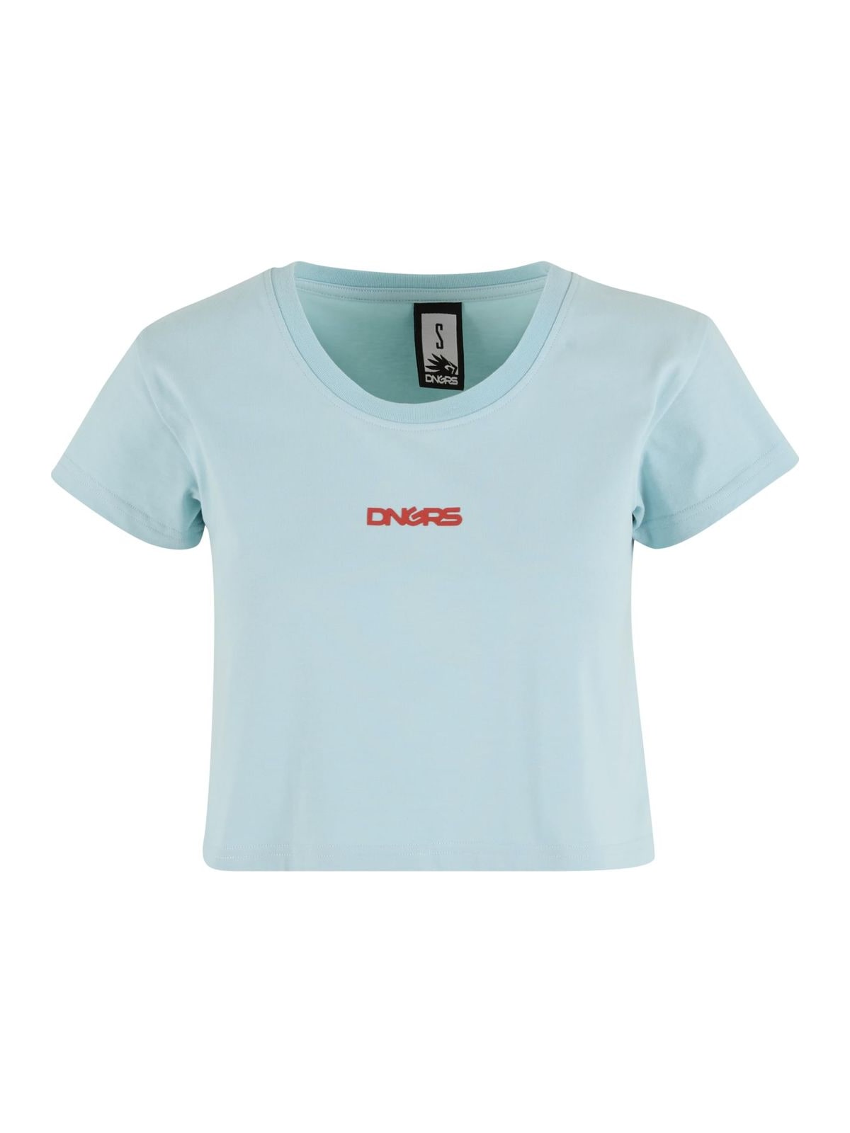 Cropped T-shirt Fast με μινιμαλιστικό λογότυπο DLTS140-09765 Dangerous DNGRS cool blue
