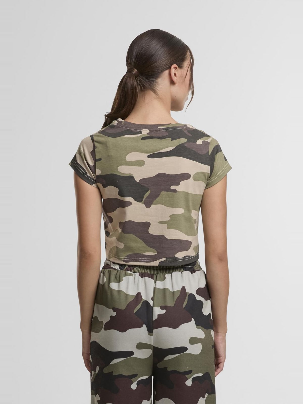 Cropped T-shirt Fast με μινιμαλιστικό λογότυπο DLTS140-21209 Dangerous DNGRS camou19
