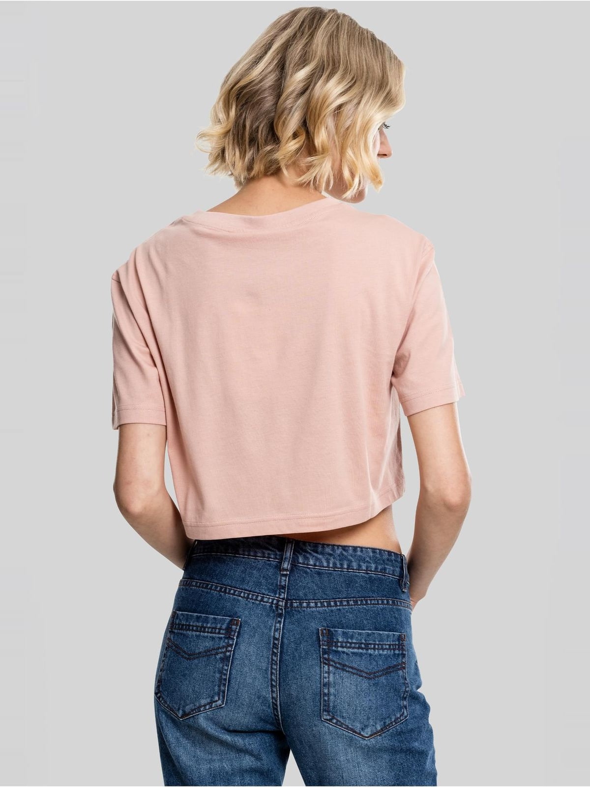 Ladies Short Oversized Tee 2-Pack με χαλαρή εφαρμογή PP1555-03205 Urban Classics black+light rose